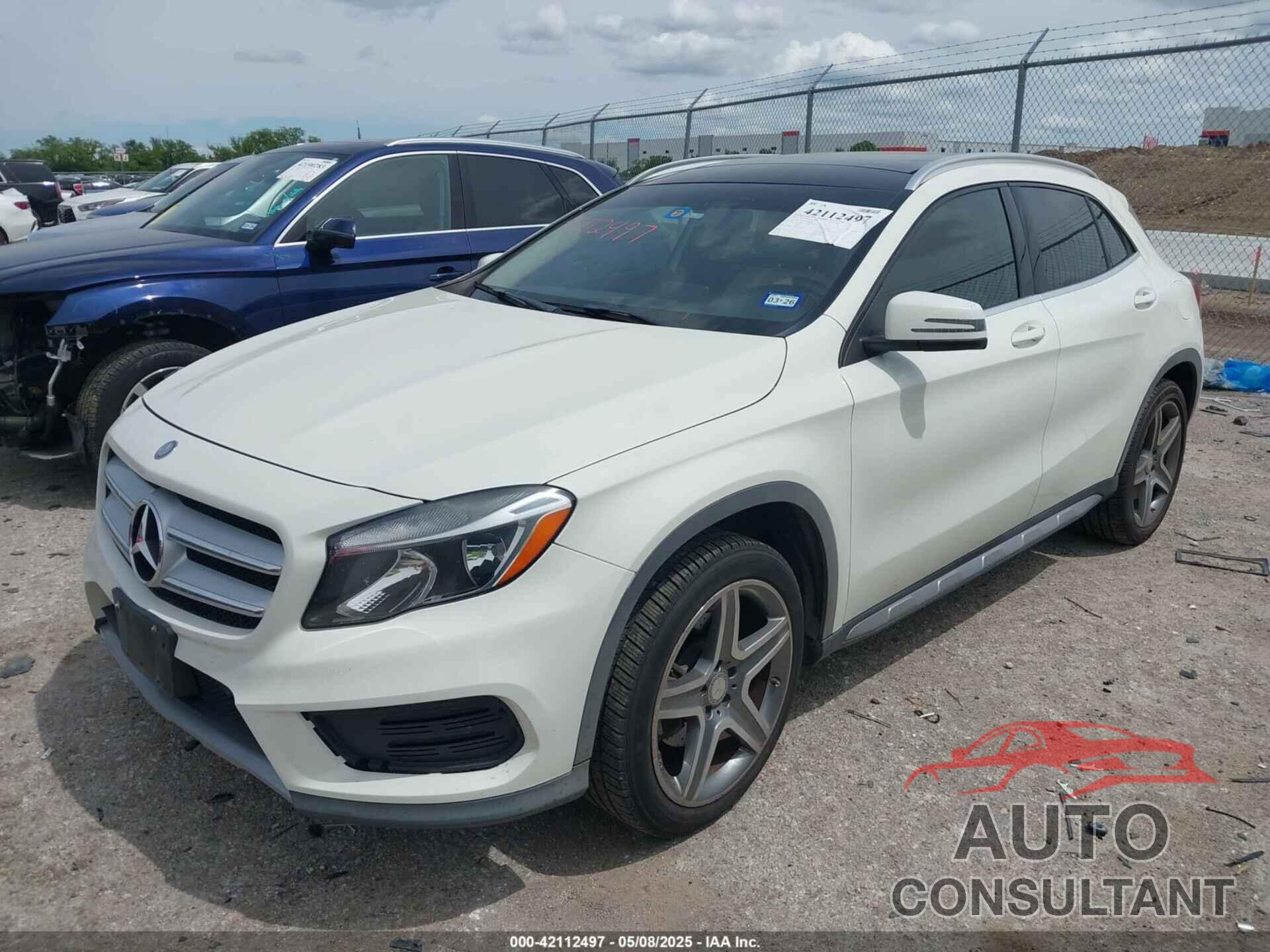MERCEDES-BENZ GLA 250 2015 - WDCTG4GB6FJ075399