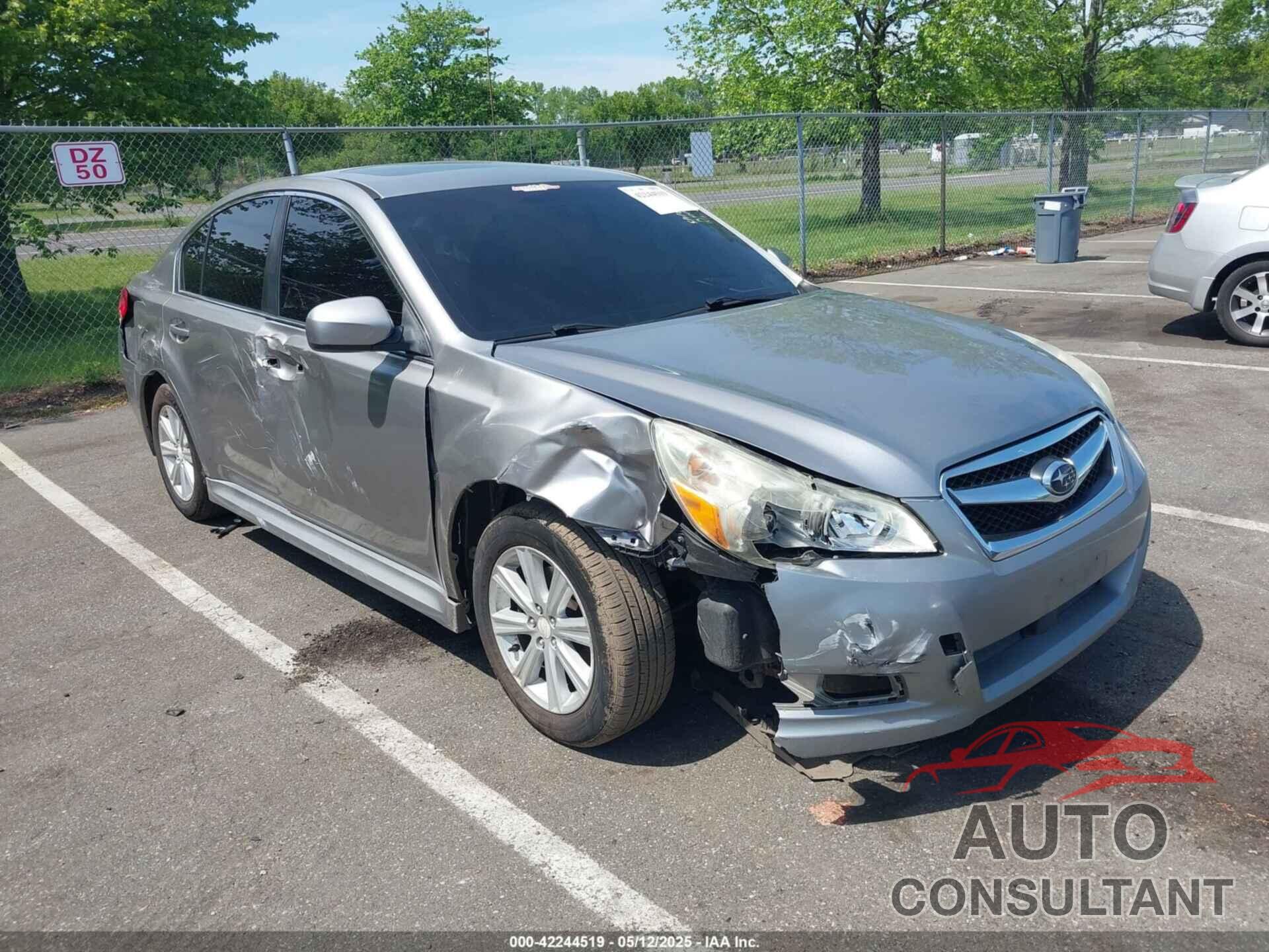 SUBARU LEGACY 2011 - 4S3BMBG67B3229201