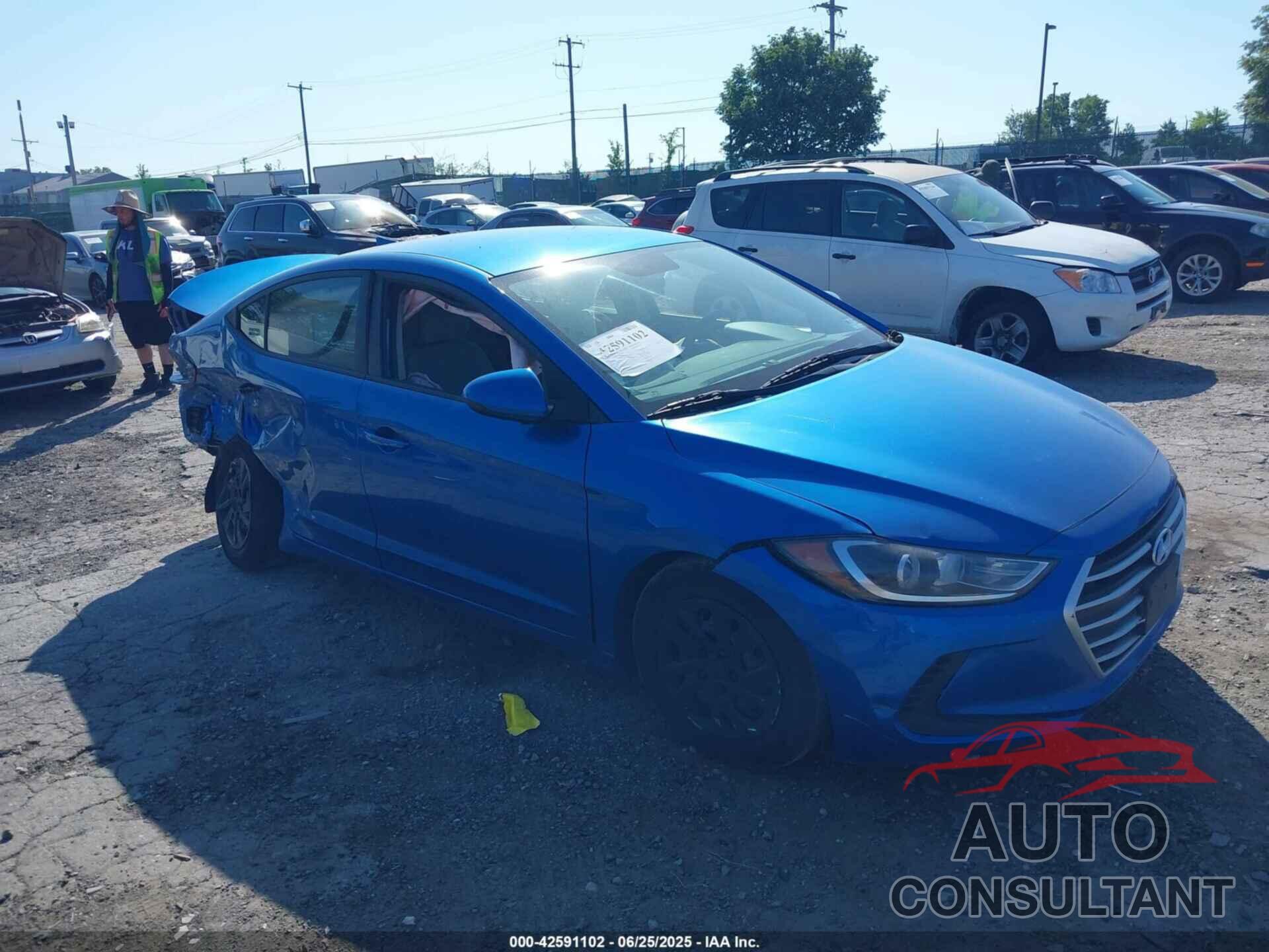 HYUNDAI ELANTRA 2017 - 5NPD74LF8HH041222