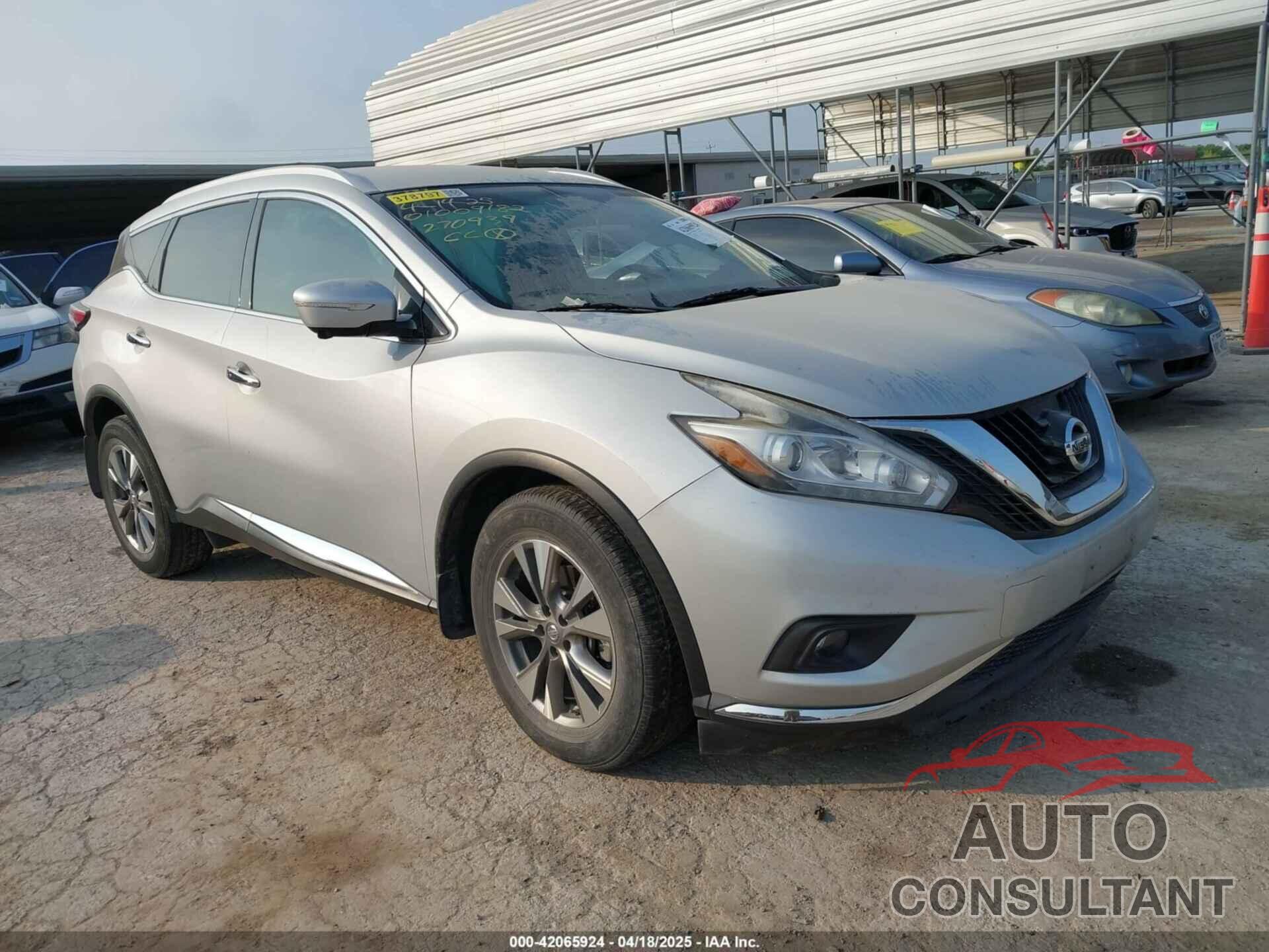 NISSAN MURANO 2015 - 5N1AZ2MG1FN270939