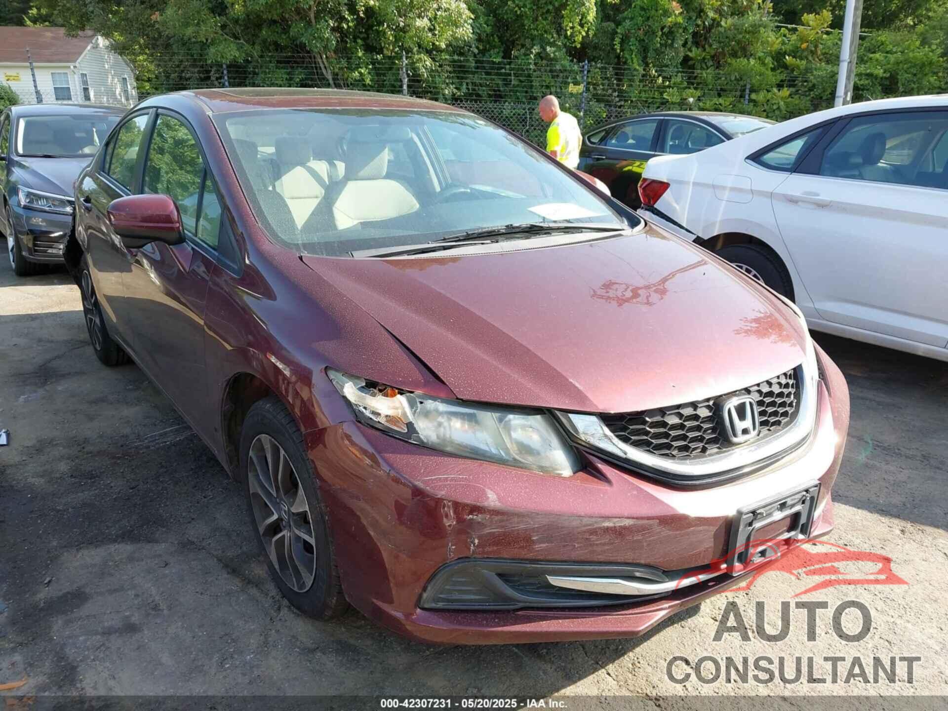 HONDA CIVIC 2015 - 19XFB2F8XFE227841