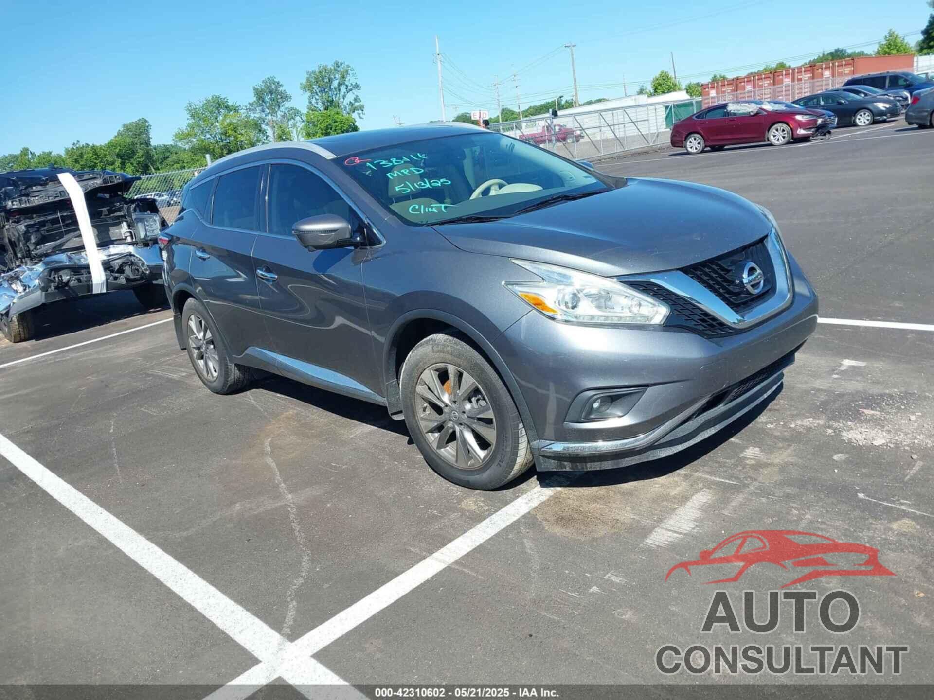 NISSAN MURANO 2017 - 5N1AZ2MG4HN138311
