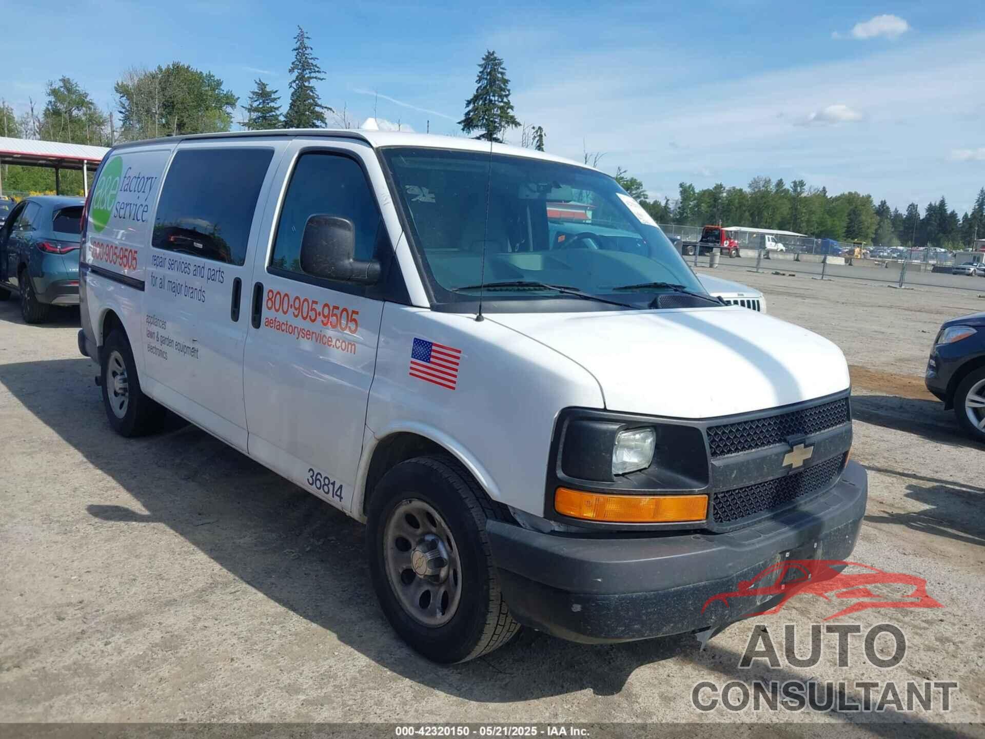 CHEVROLET EXPRESS 1500 2013 - 1GCSGAFXXD1160482