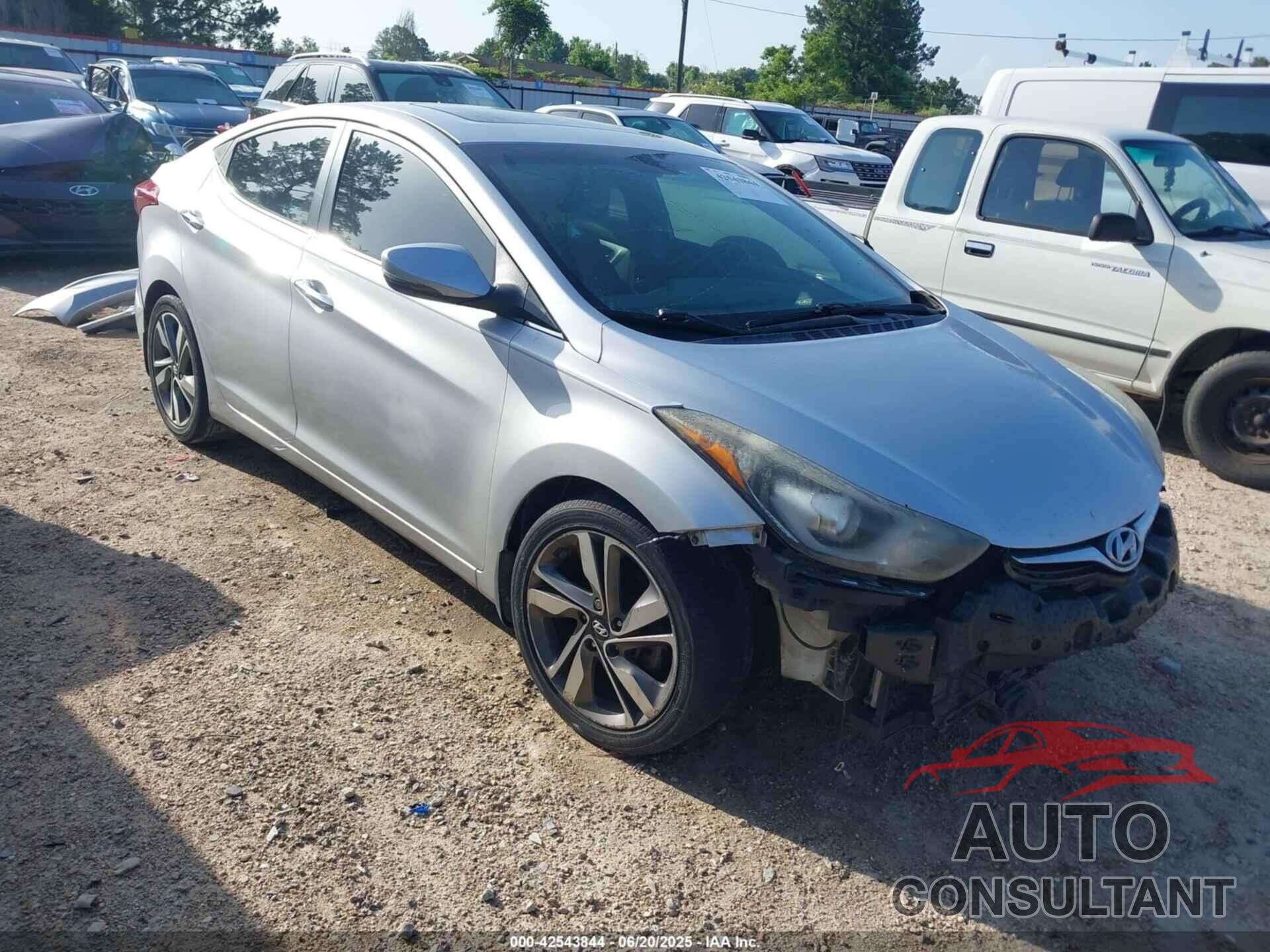 HYUNDAI ELANTRA 2014 - 5NPDH4AE2EH488812
