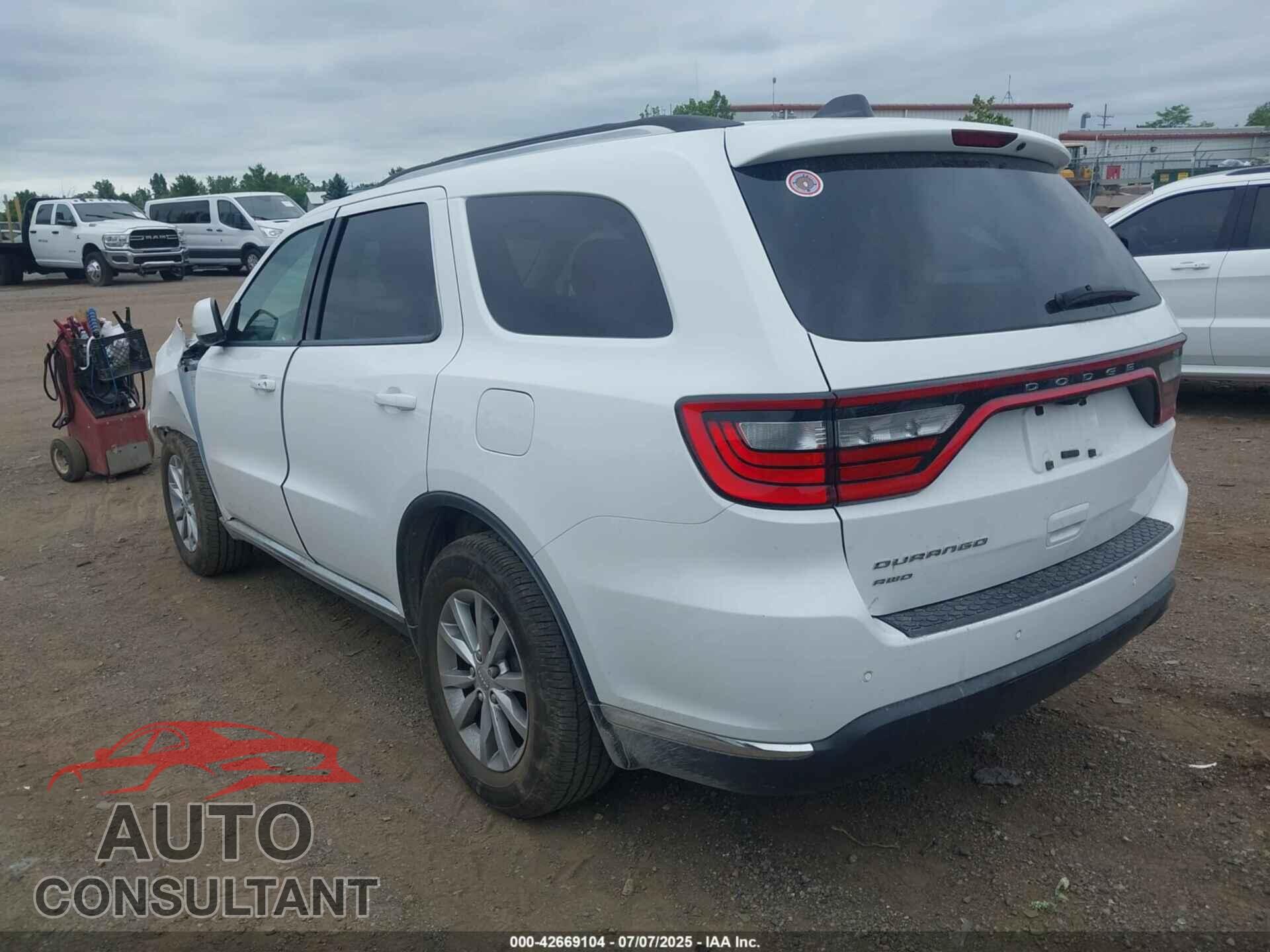 DODGE DURANGO 2017 - 1C4RDJAGXHC619437