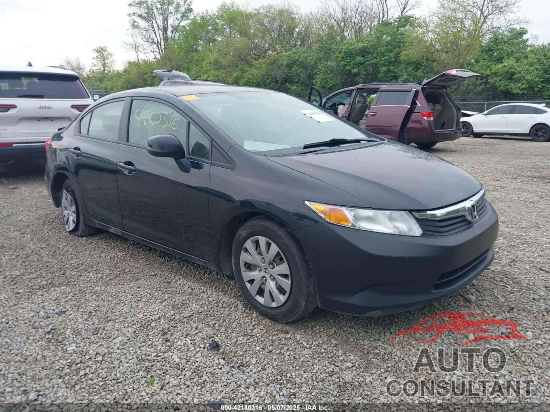 HONDA CIVIC 2012 - JHMFB2F59CS000377