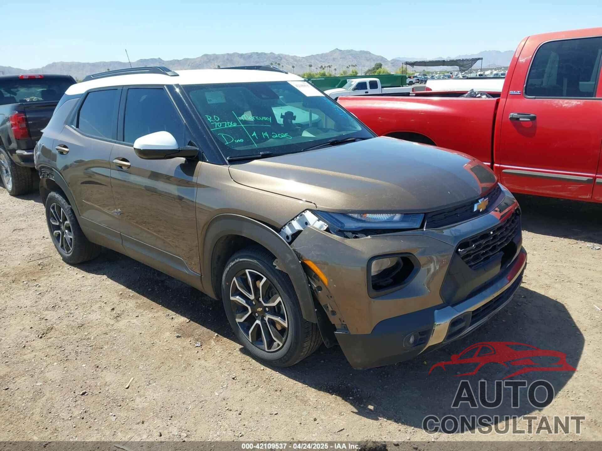CHEVROLET TRAILBLAZER 2022 - KL79MVSL3NB056328