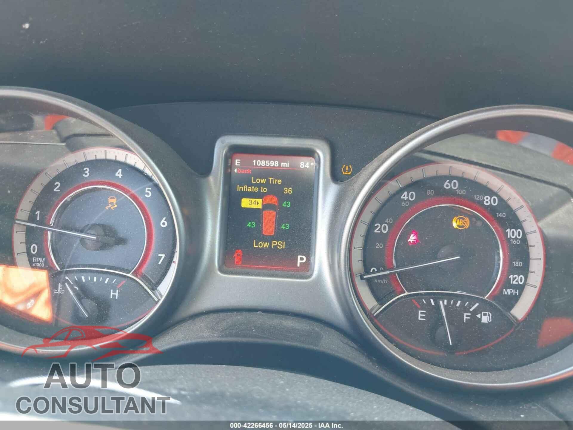 DODGE JOURNEY 2017 - 3C4PDCGG9HT537102