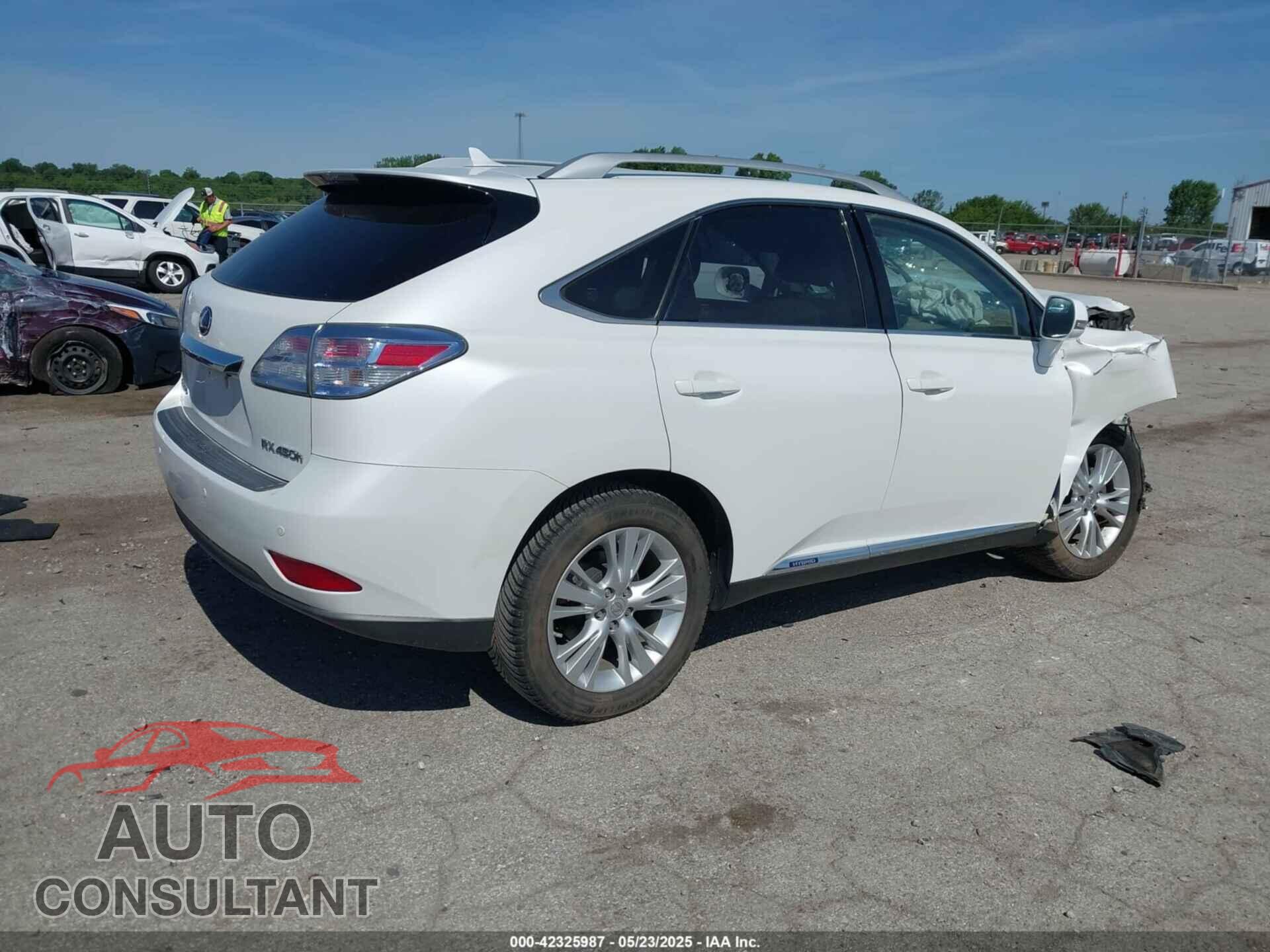LEXUS RX 450H 2010 - JTJBC1BA3A2007538
