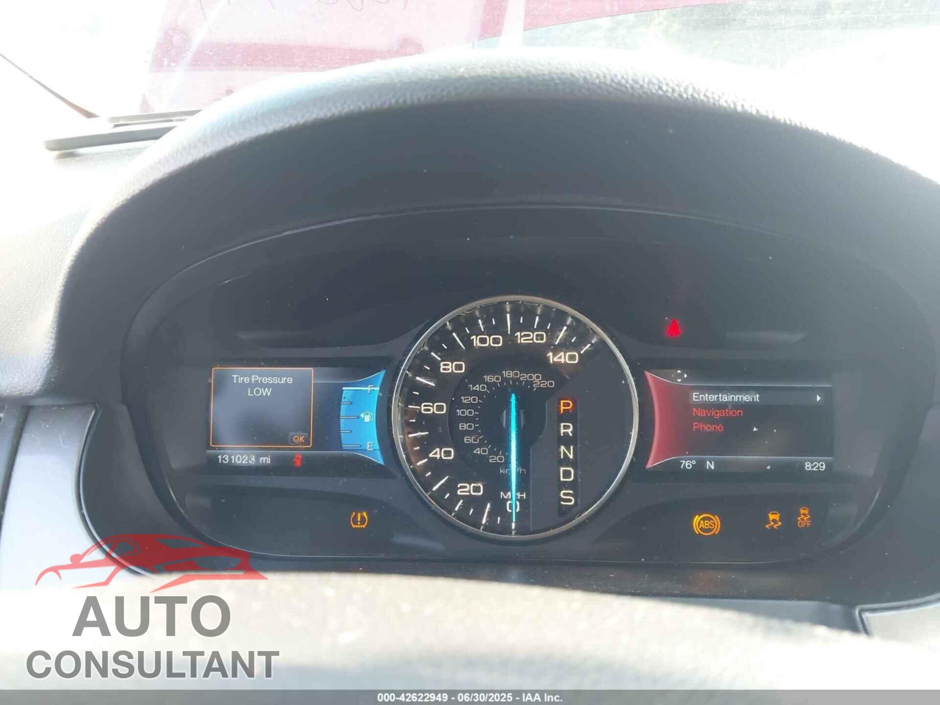 FORD EDGE 2014 - 2FMDK3AK0EBA29609
