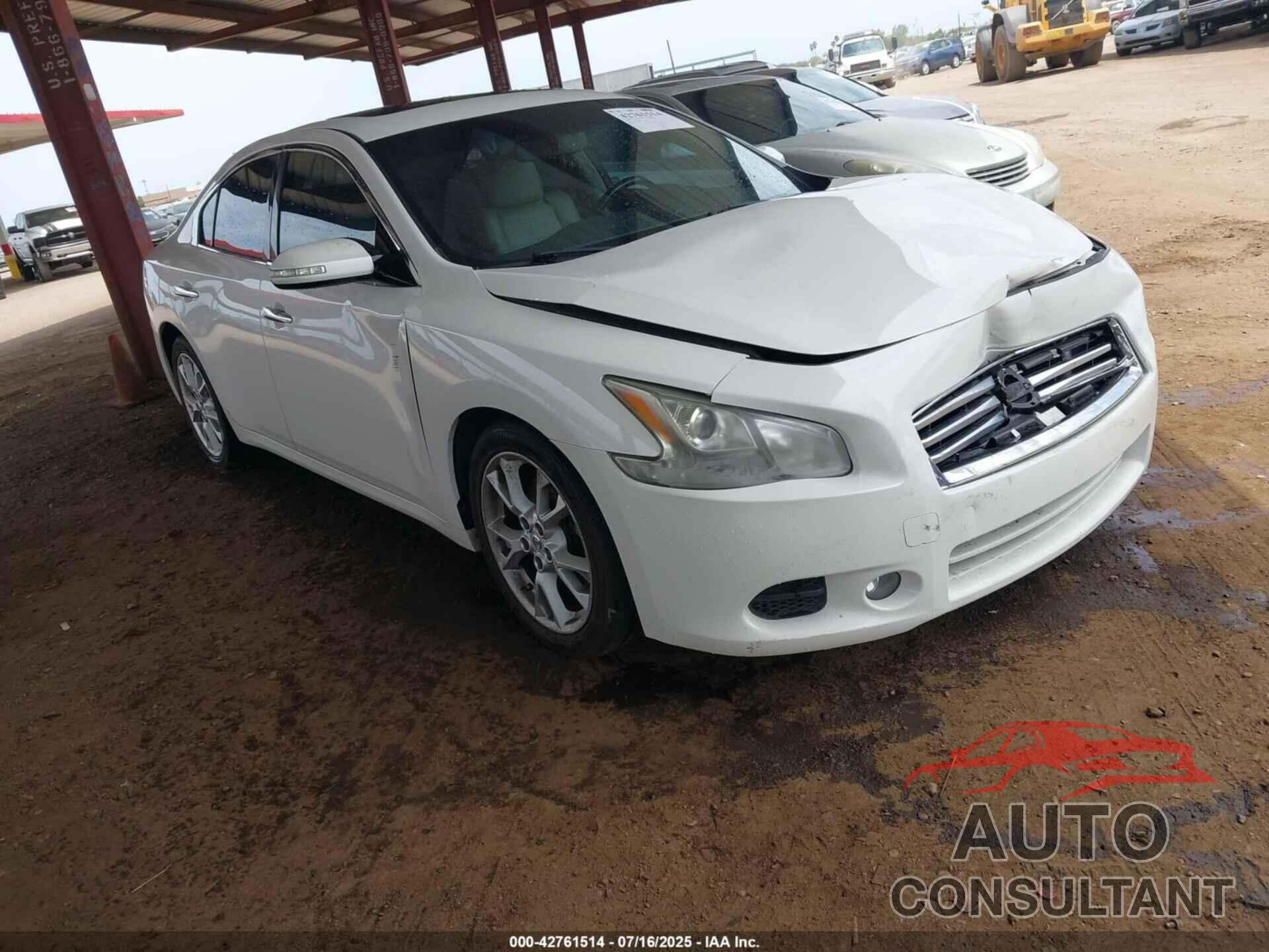 NISSAN MAXIMA 2012 - 1N4AA5AP2CC867872