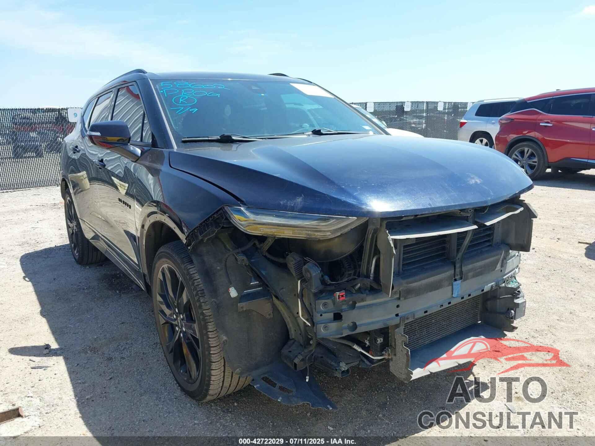 CHEVROLET BLAZER 2021 - 3GNKBERSXMS528137