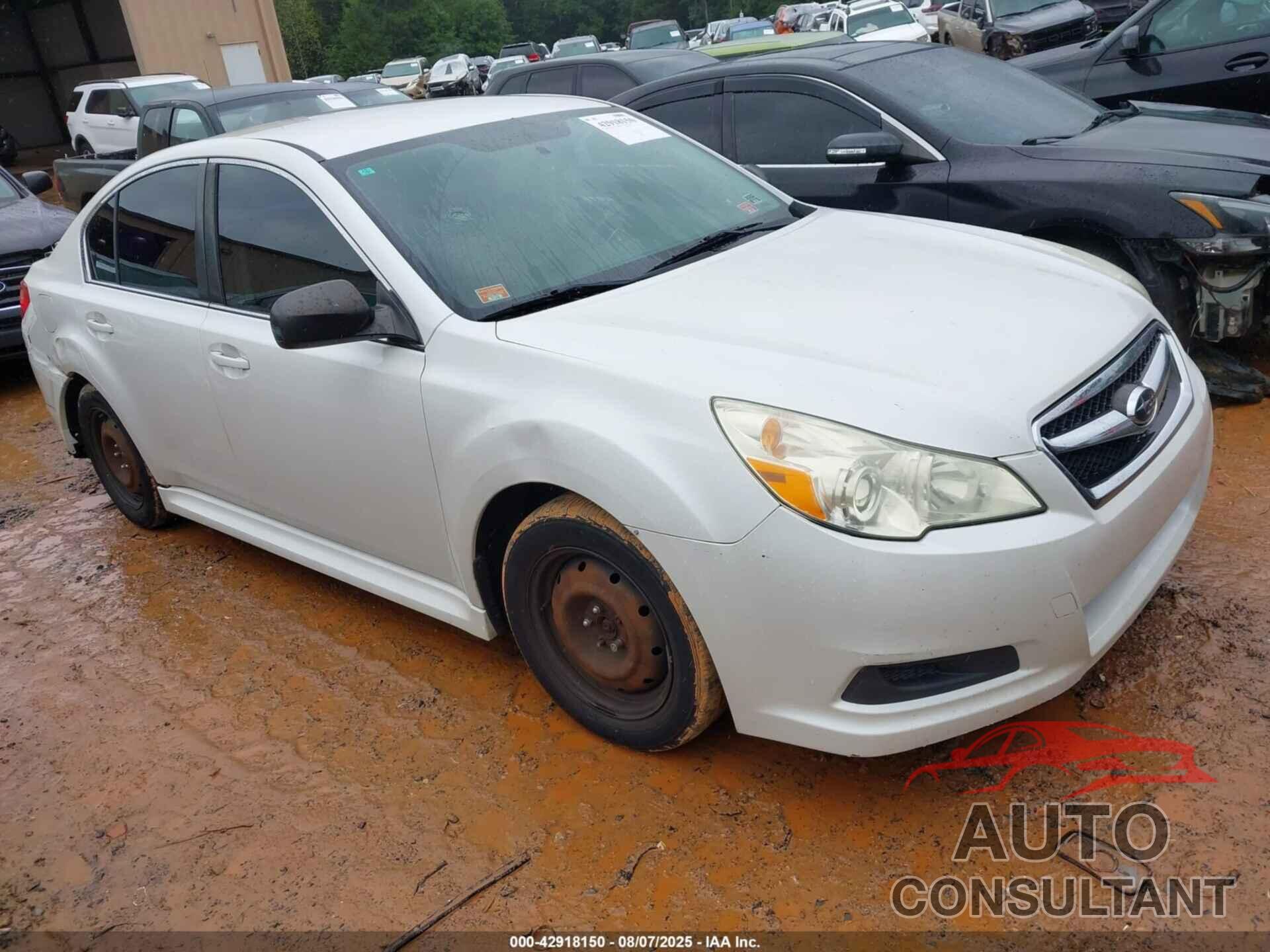 SUBARU LEGACY 2010 - 4S3BMCA61A3237050