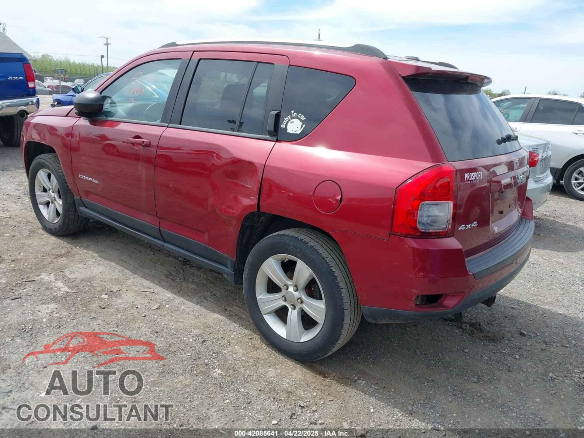 JEEP COMPASS 2012 - 1C4NJDEB6CD624936