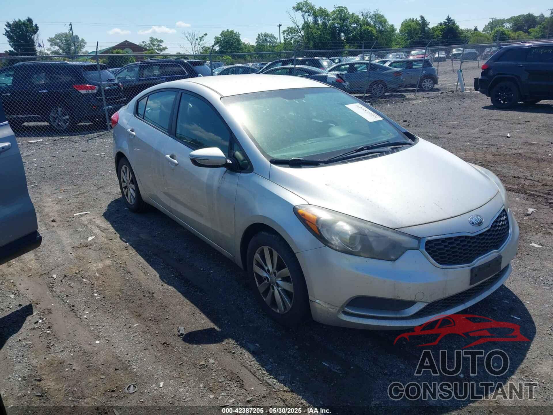 KIA FORTE 2014 - KNAFX4A67E5148900