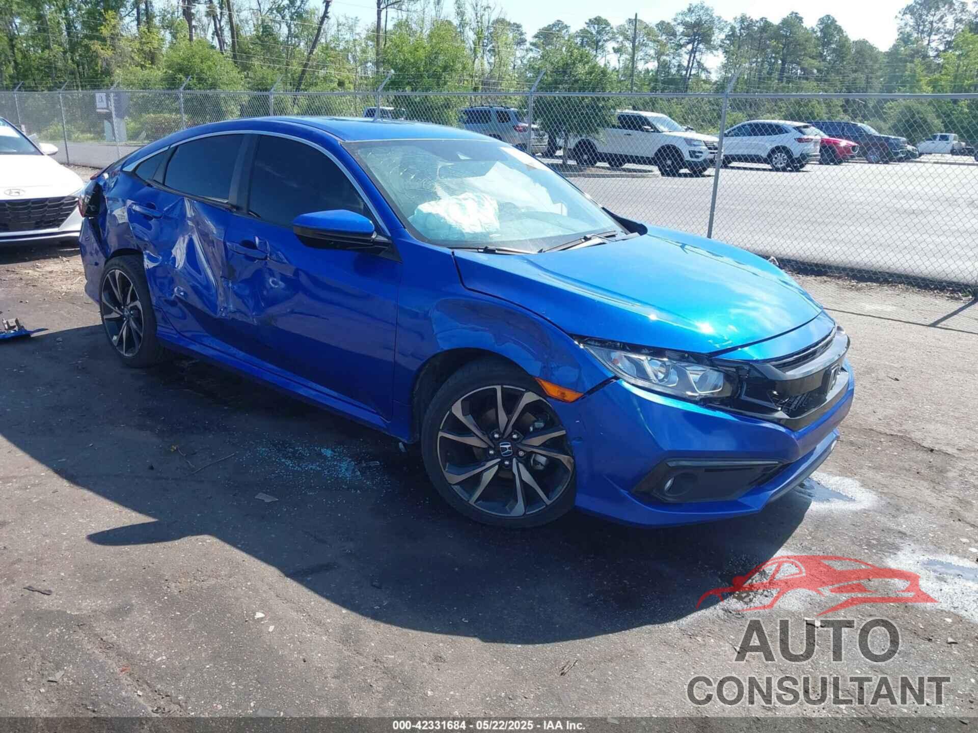 HONDA CIVIC 2019 - 2HGFC2F88KH585971
