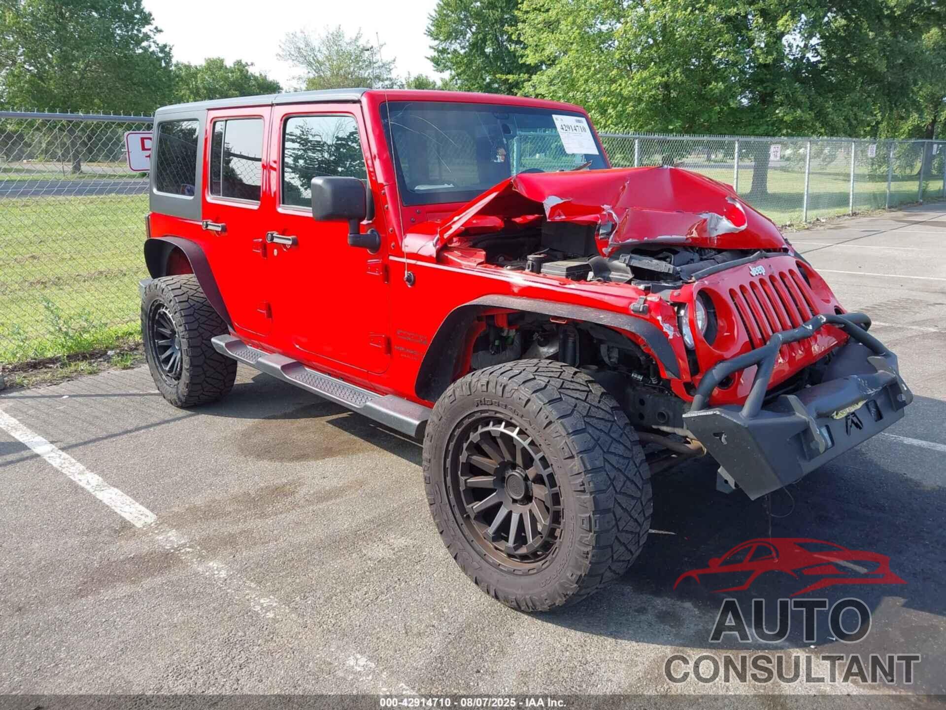 JEEP WRANGLER UNLIMITED 2017 - 1C4HJWDG8HL565374