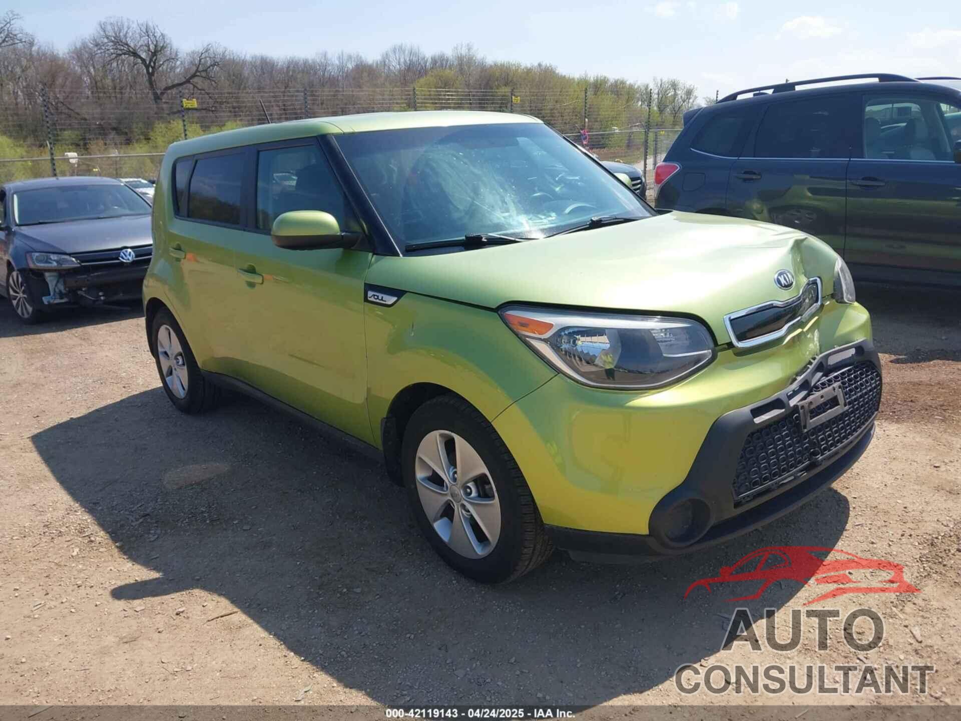 KIA SOUL 2015 - KNDJN2A20F7764609