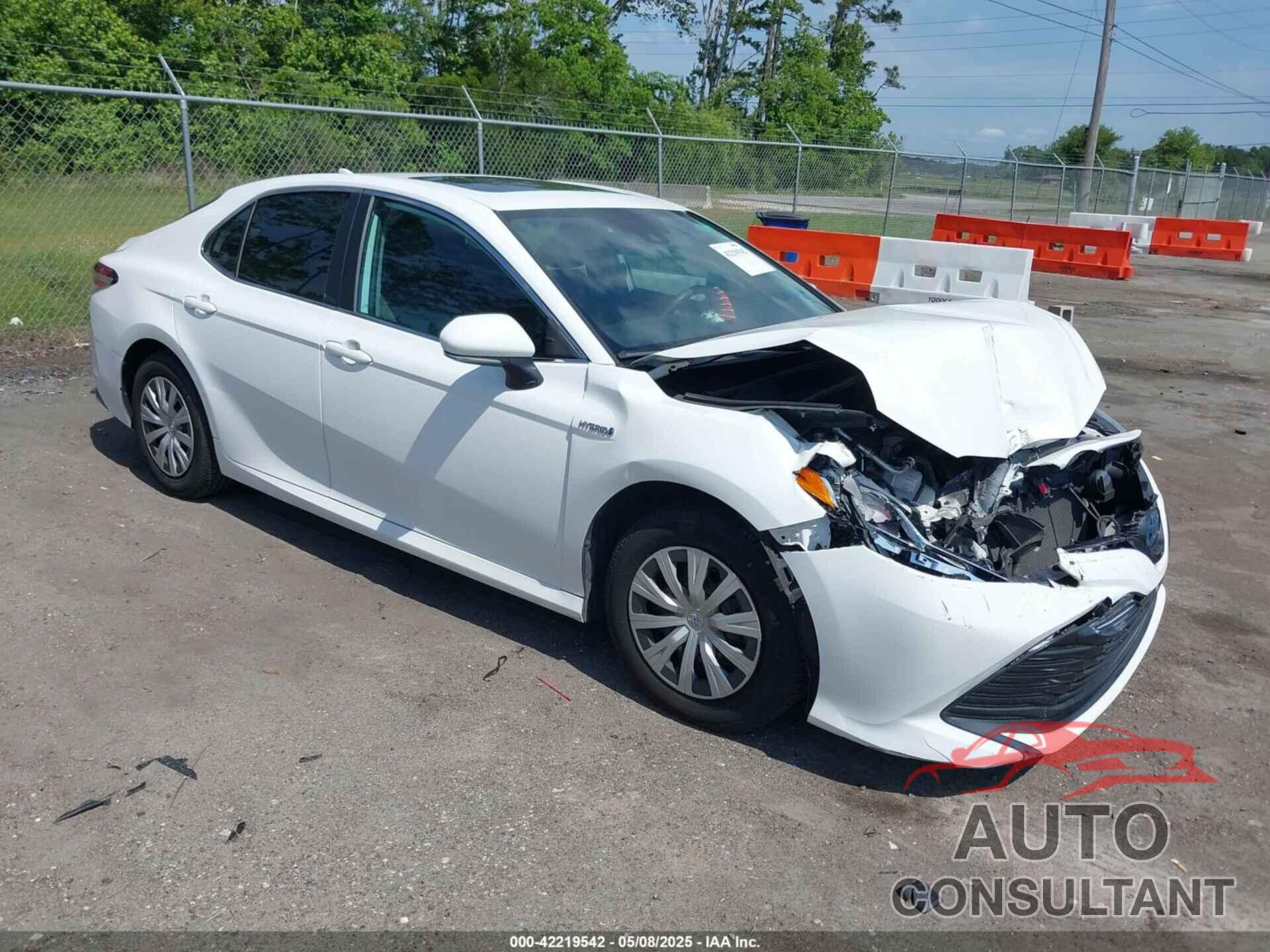 TOYOTA CAMRY HYBRID 2019 - 4T1B31HK2KU510238