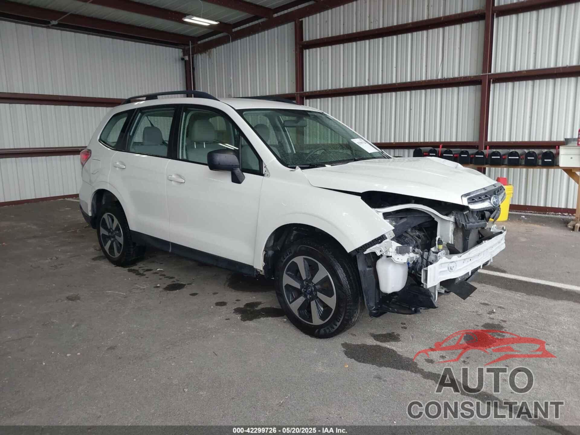 SUBARU FORESTER 2017 - JF2SJABC0HH513802
