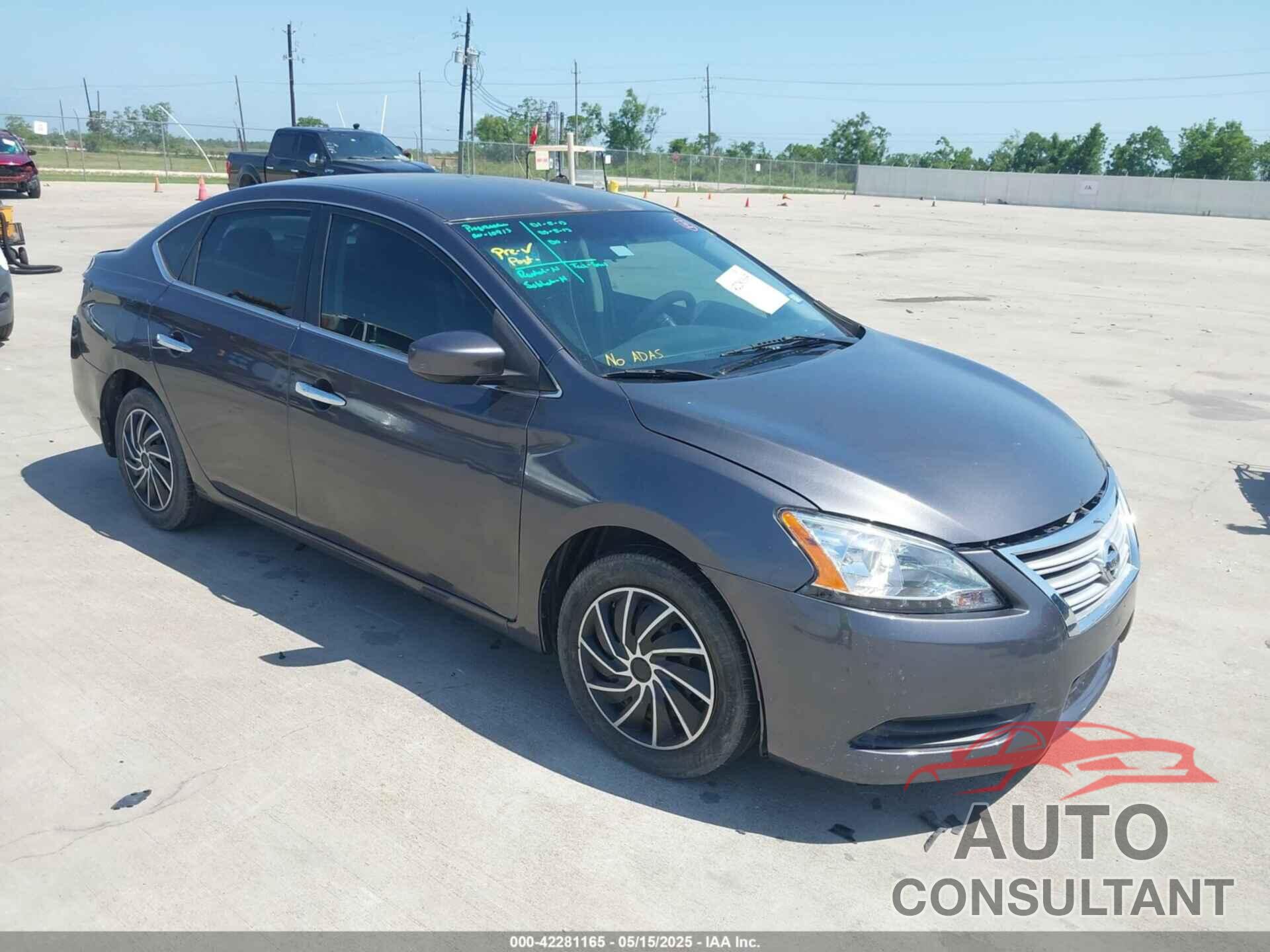 NISSAN SENTRA 2015 - 3N1AB7AP0FY347767