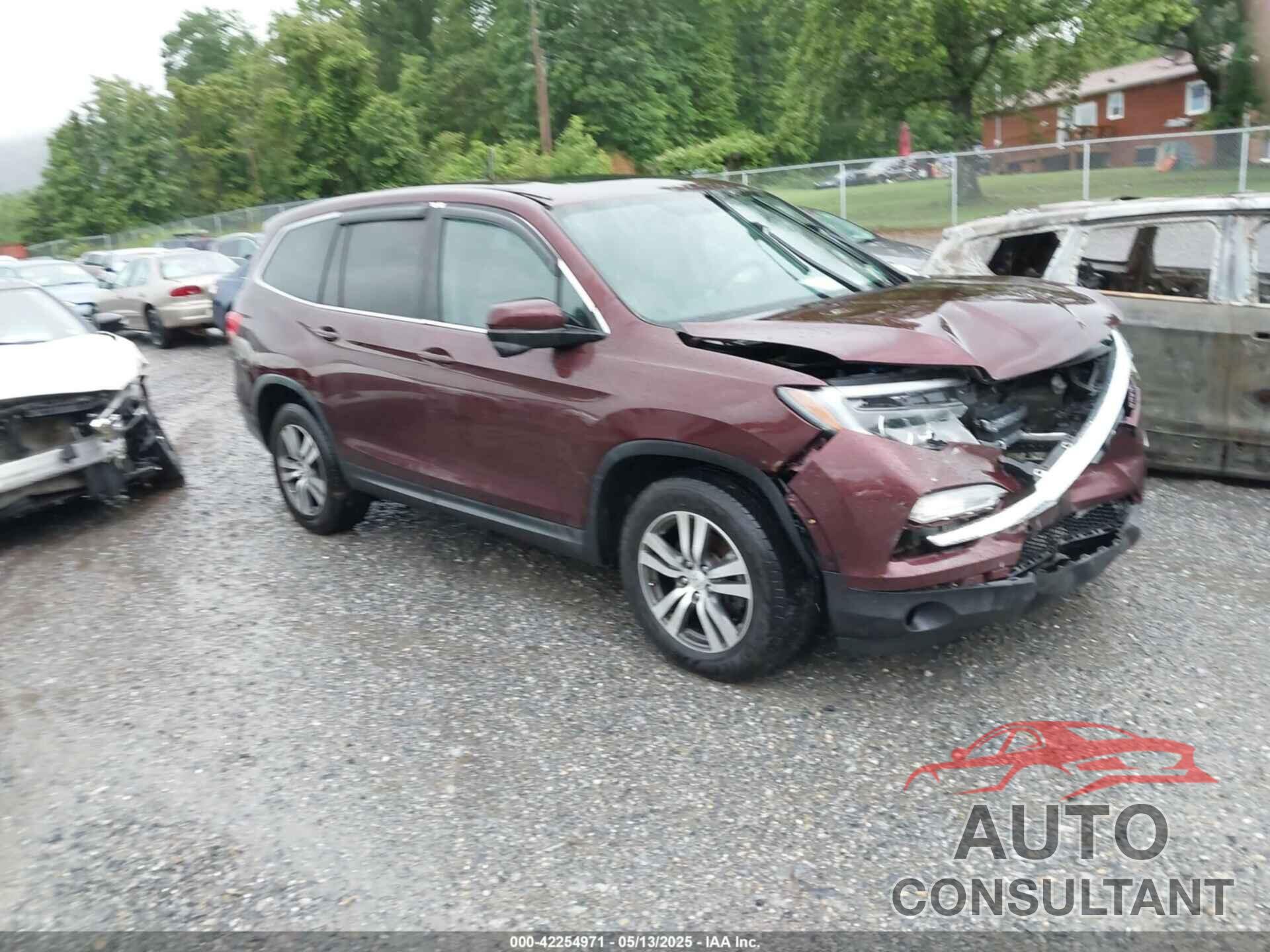 HONDA PILOT 2016 - 5FNYF6H56GB085958