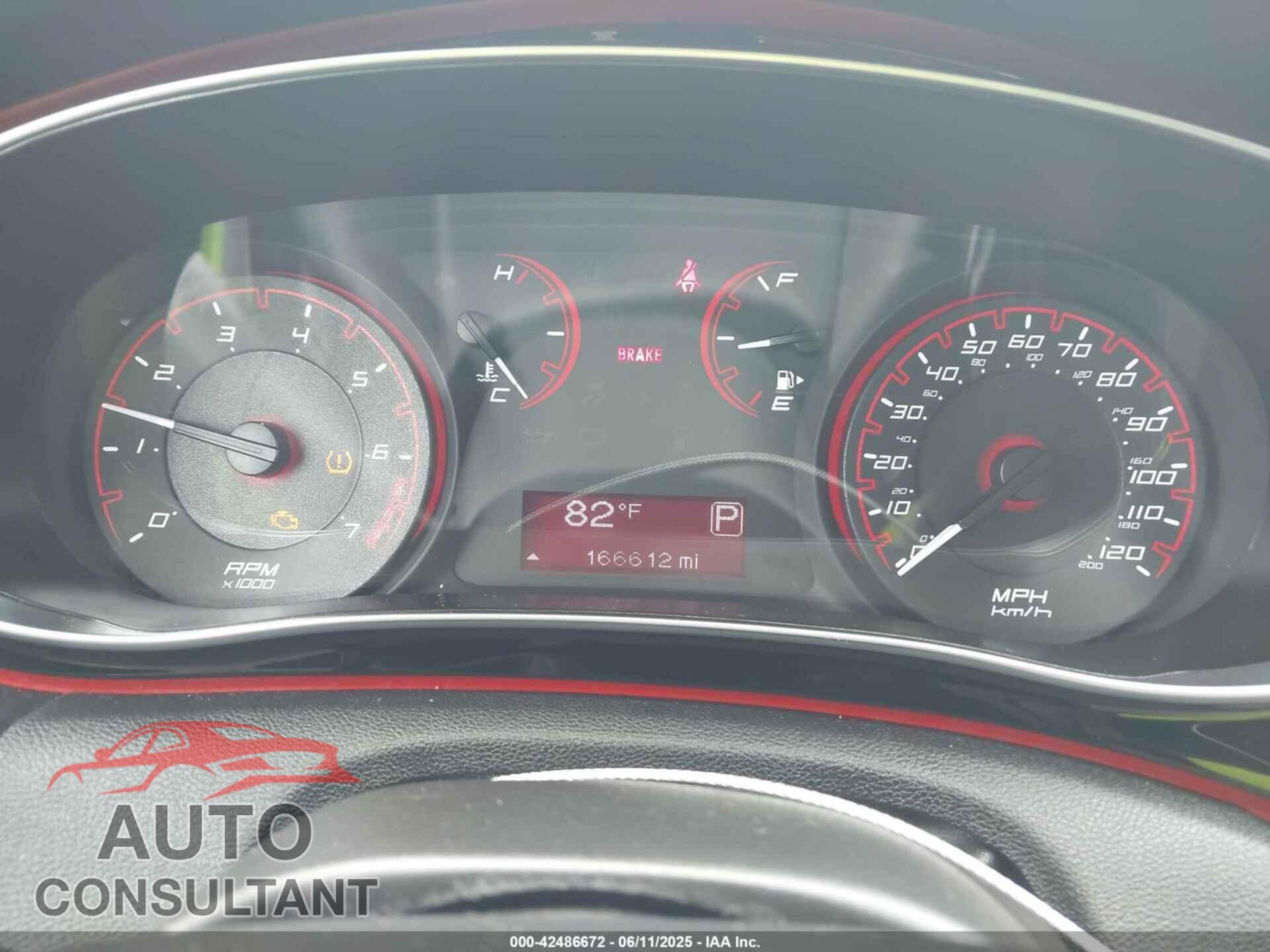 DODGE DART 2015 - 1C3CDFBB2FD299922