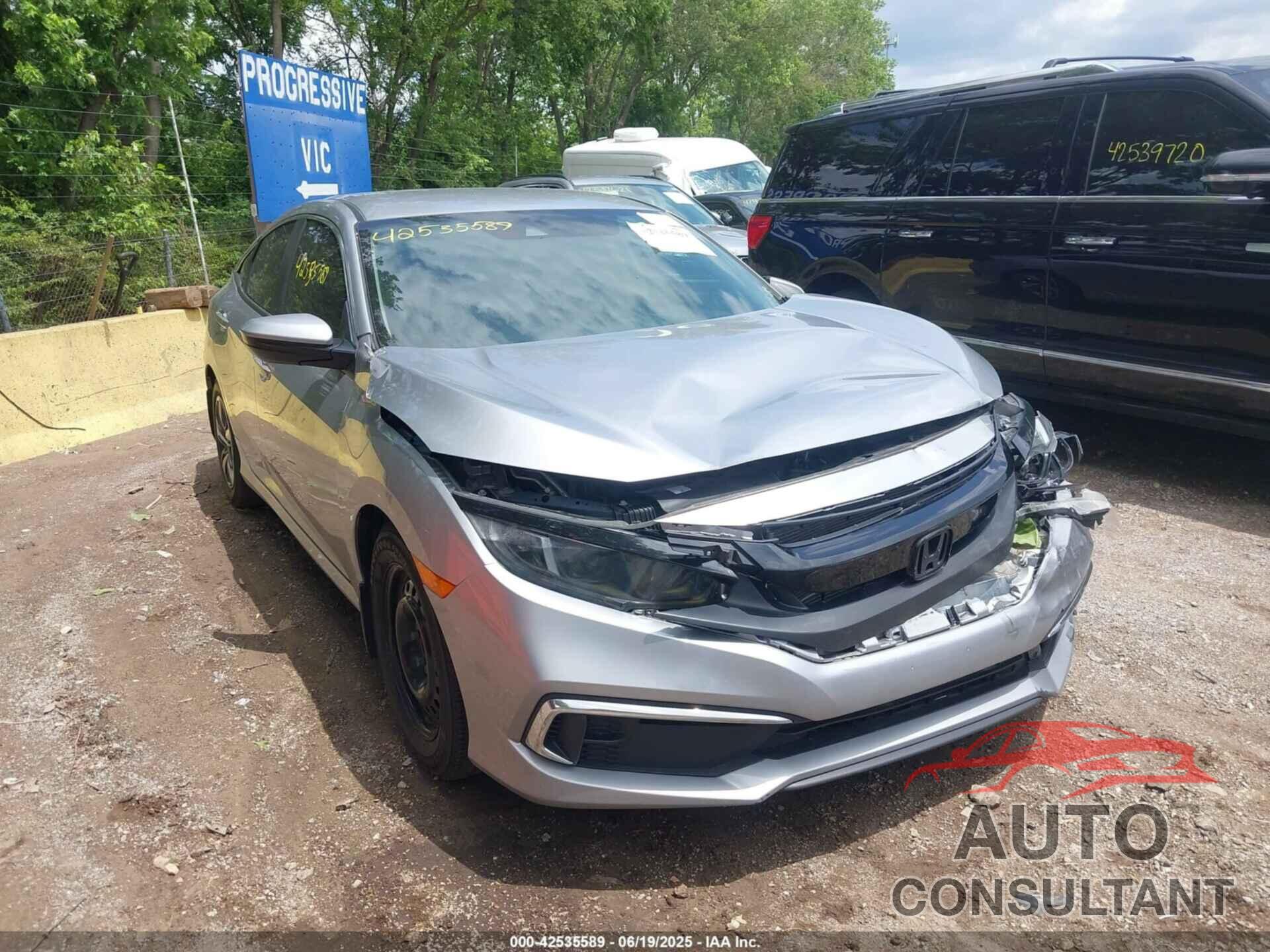 HONDA CIVIC 2019 - 2HGFC2F69KH599425