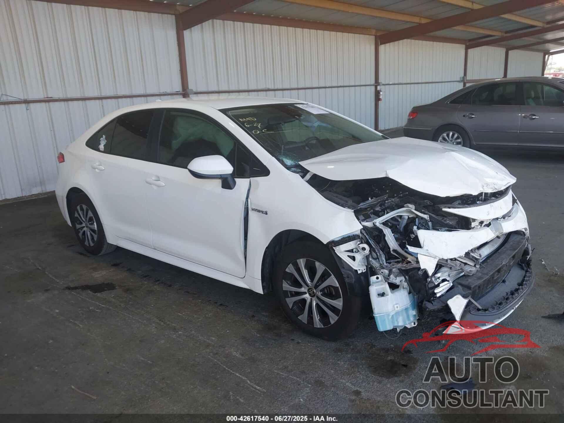 TOYOTA COROLLA 2021 - JTDEAMDE7MJ014316