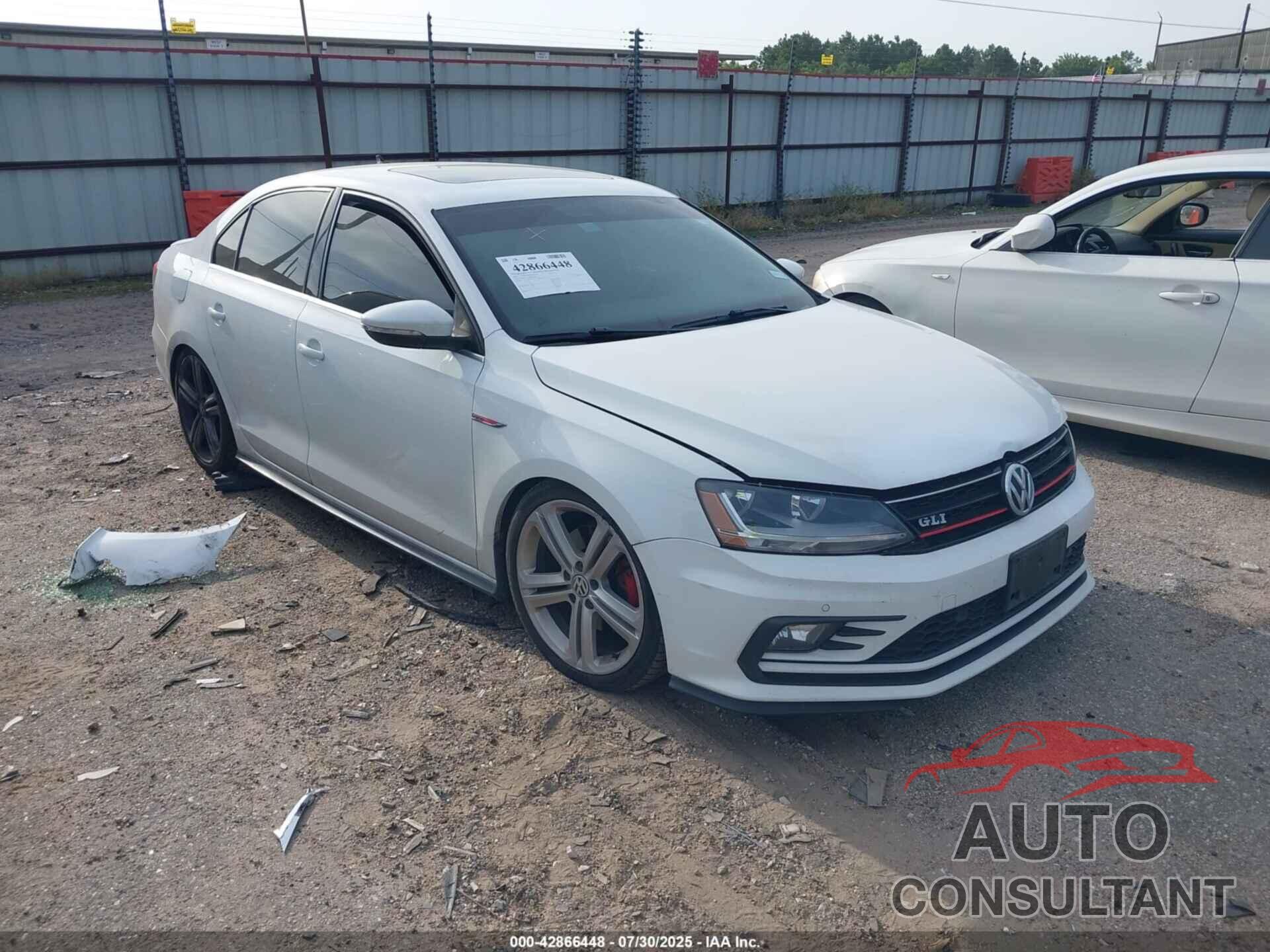 VOLKSWAGEN JETTA 2017 - 3VW5T7AJ2HM356906