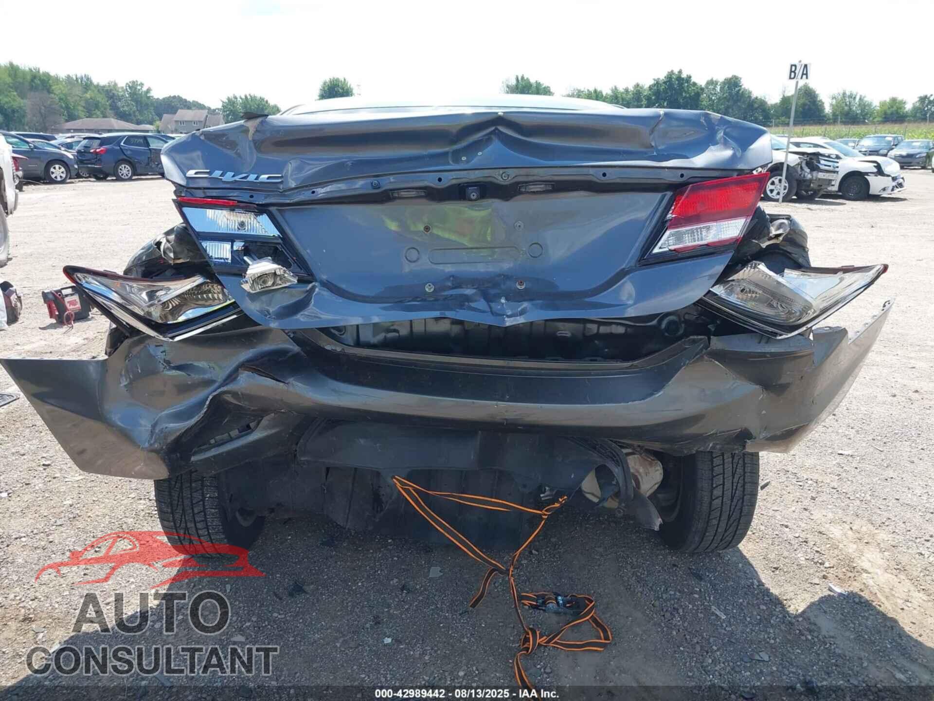 HONDA CIVIC 2013 - 19XFB2F87DE022362