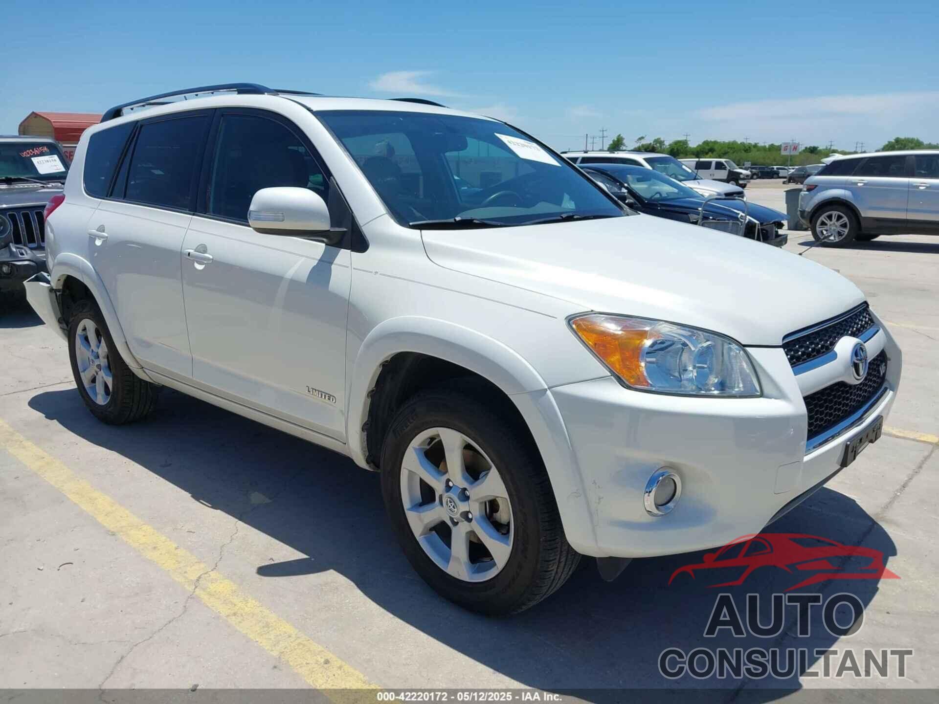 TOYOTA RAV4 2012 - 2T3DK4DV5CW078136