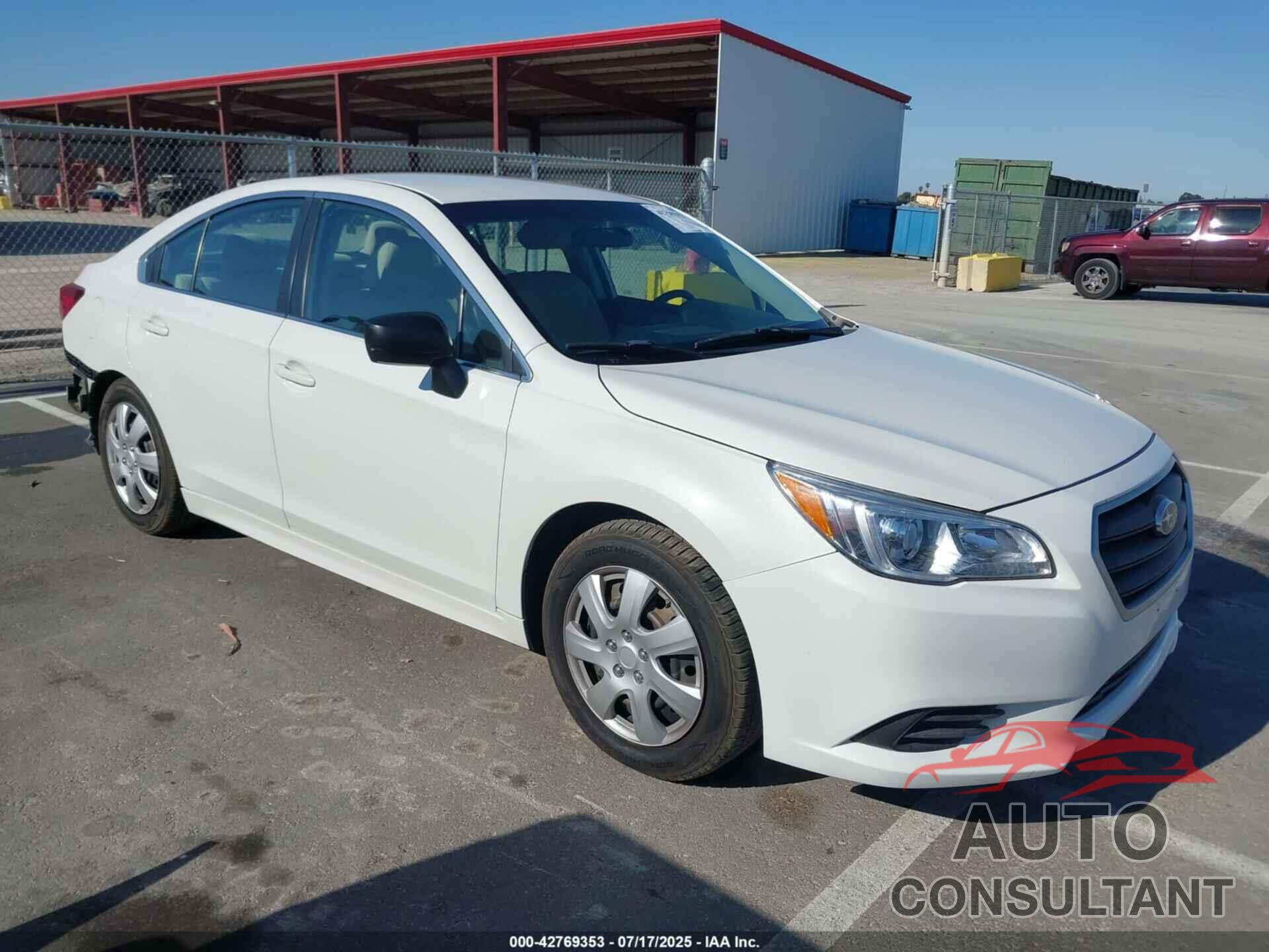 SUBARU LEGACY 2017 - 4S3BNAA69H3021720