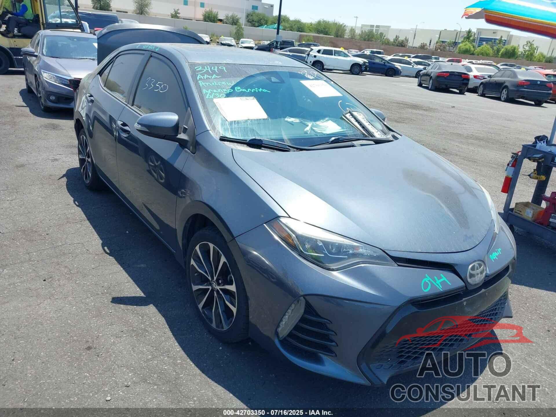 TOYOTA COROLLA 2017 - 5YFBURHE4HP613712