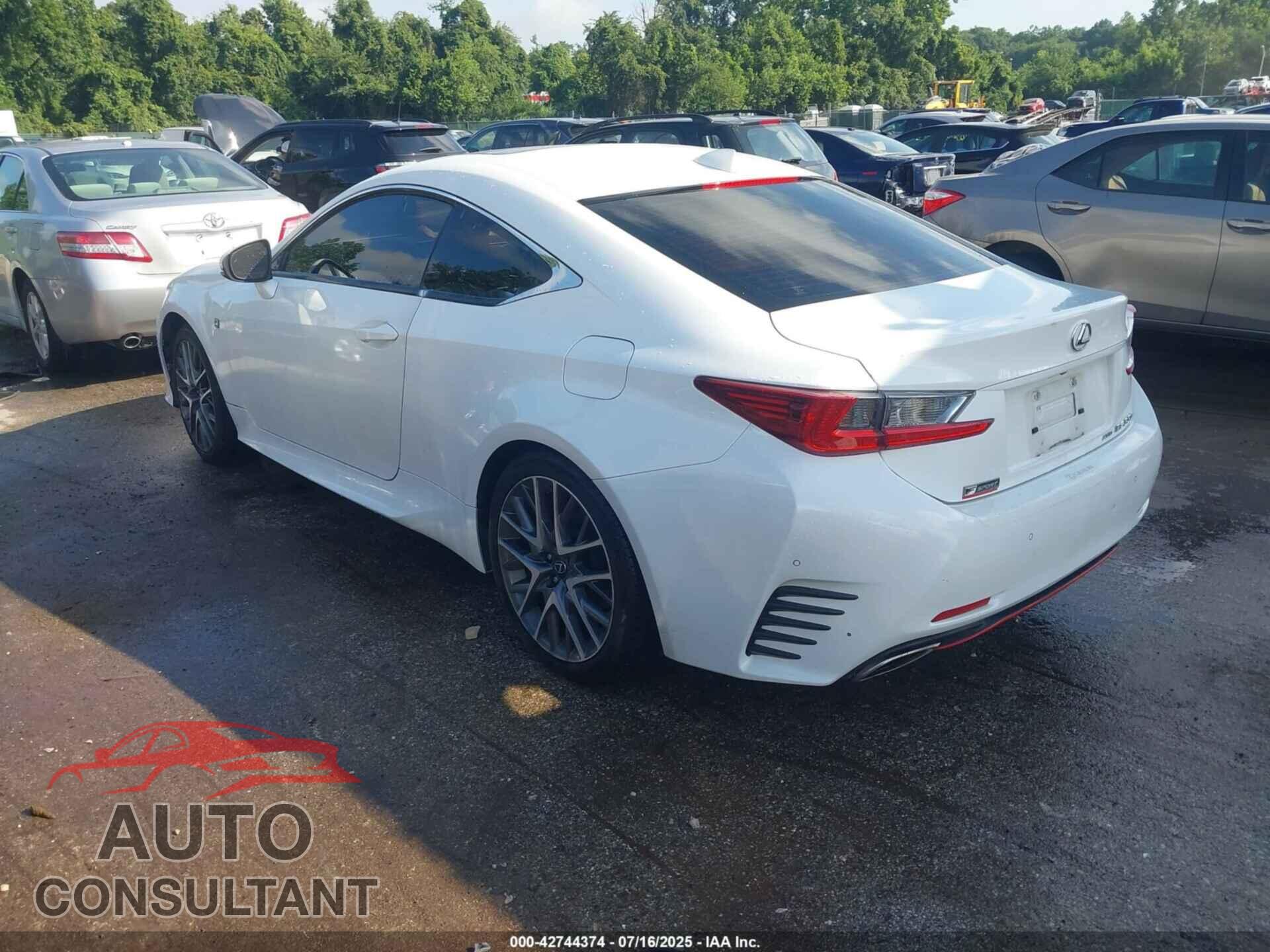 LEXUS RC 2015 - JTHSE5BC3F5004729
