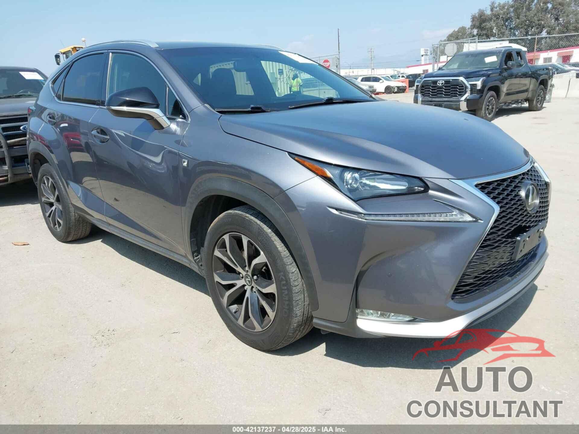 LEXUS NX 200T 2017 - JTJYARBZXH2084924