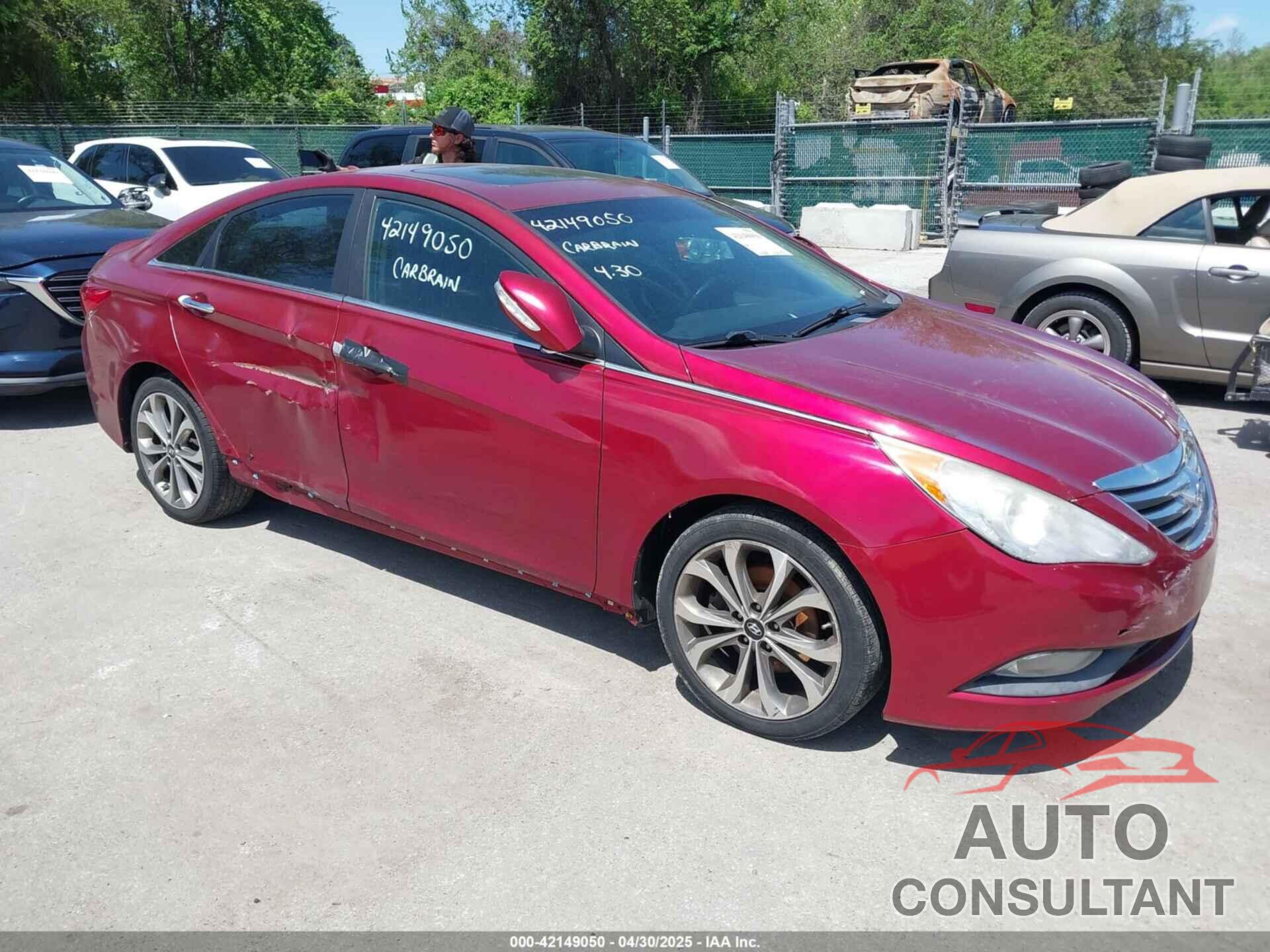 HYUNDAI SONATA 2014 - 5NPEC4AC6EH812605