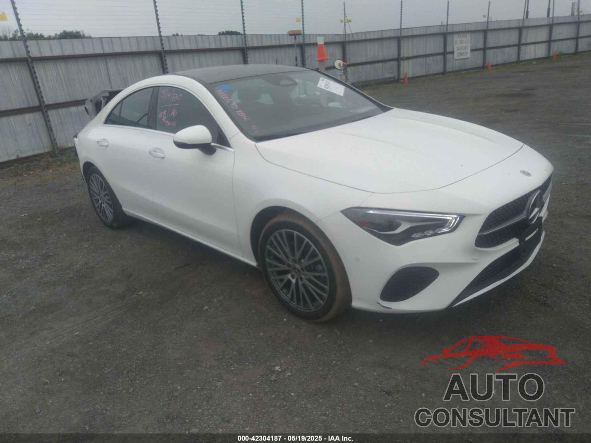 MERCEDES-BENZ CLA 250 COUPE 2025 - W1K5J4GB0SN522298