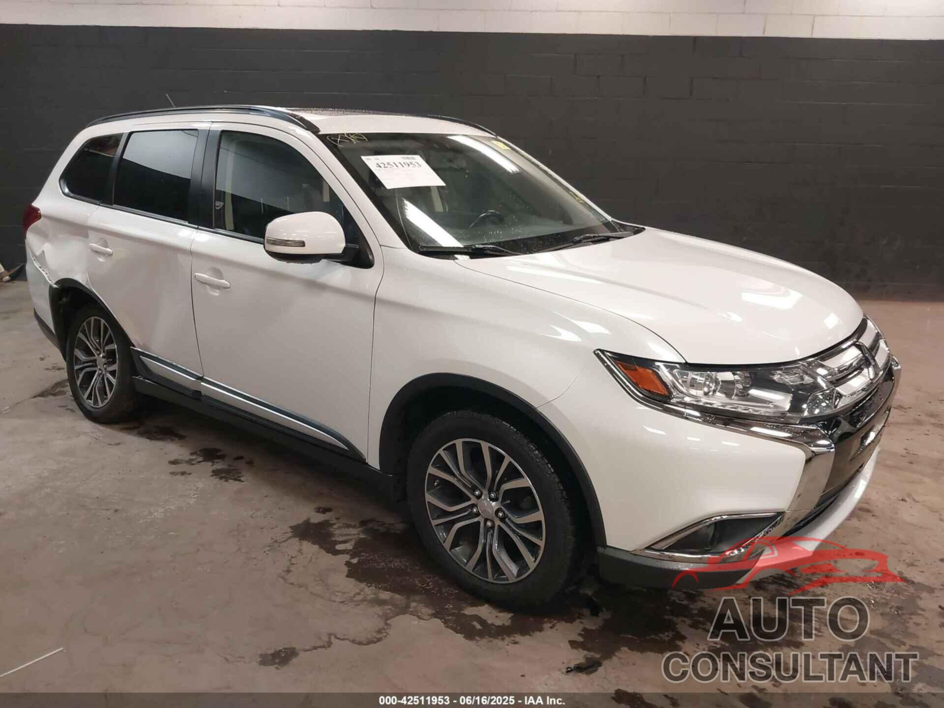 MITSUBISHI OUTLANDER 2016 - JA4AZ3A38GZ036751
