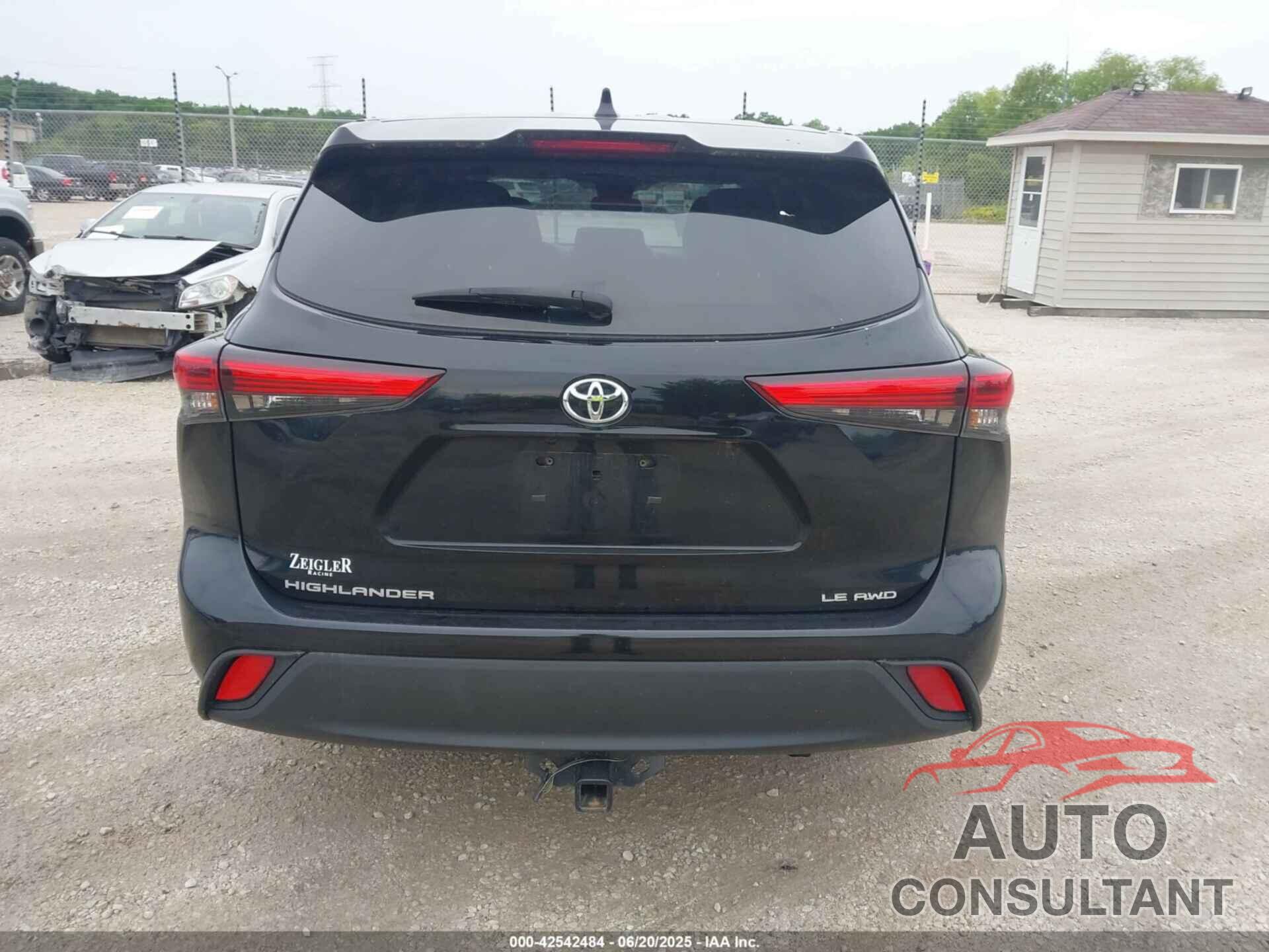 TOYOTA HIGHLANDER 2020 - 5TDBZRBH1LS507559
