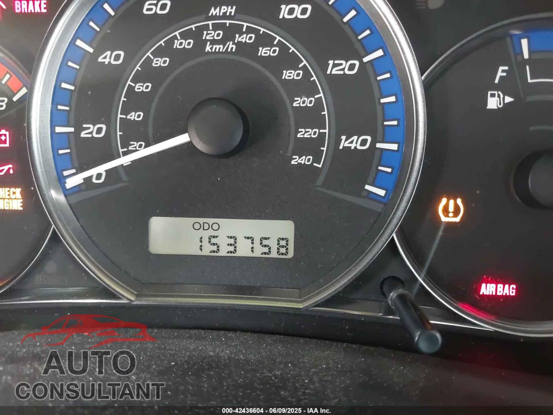 SUBARU FORESTER 2010 - JF2SH6CC6AG726191