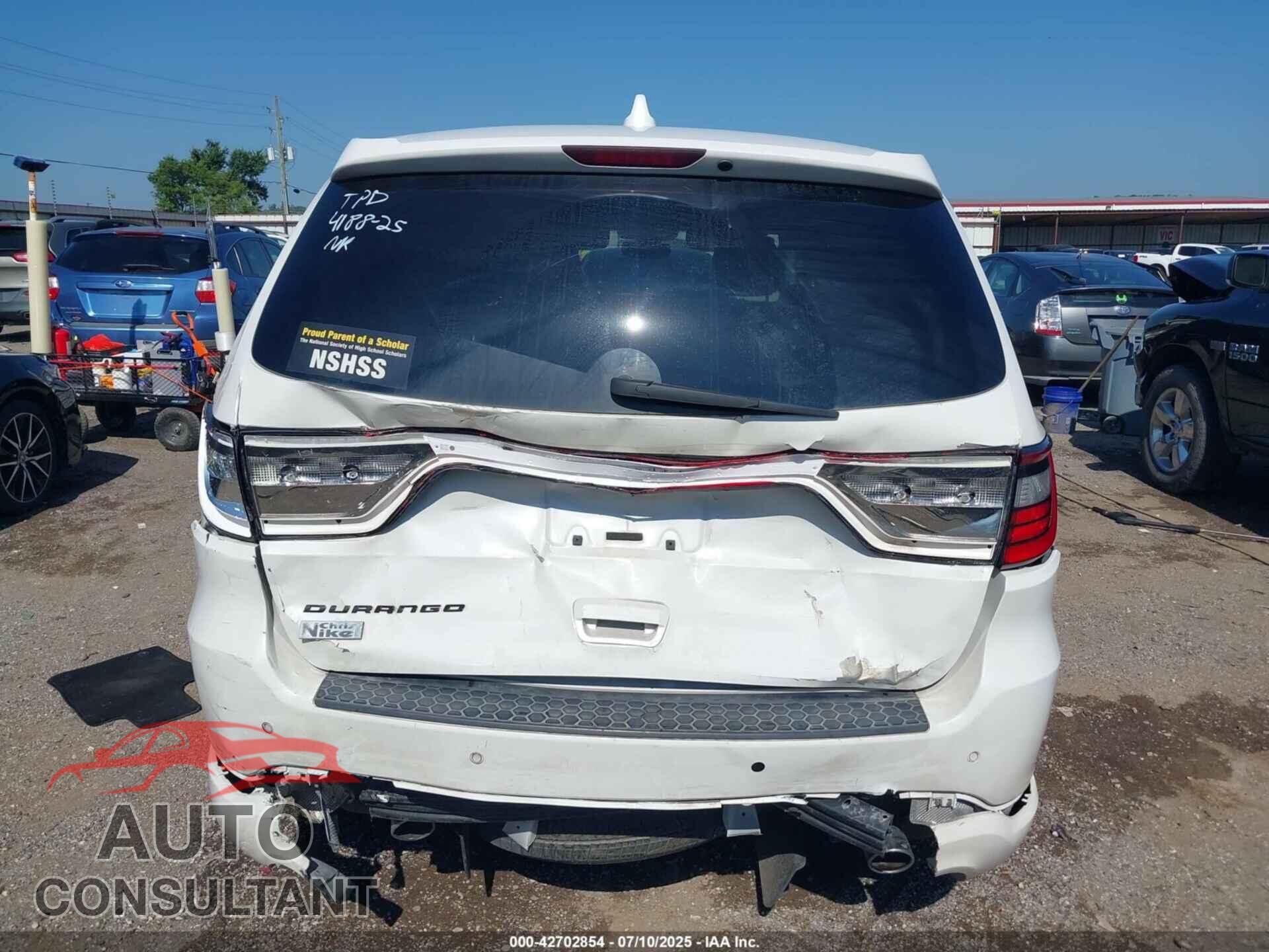 DODGE DURANGO 2019 - 1C4RDHAG0KC847561