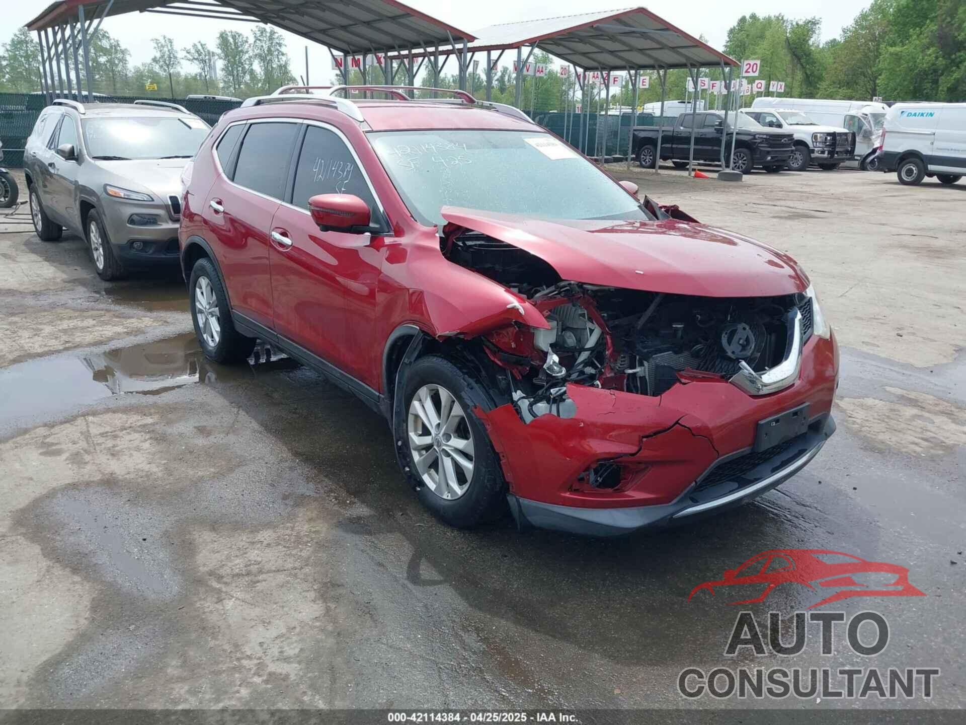 NISSAN ROGUE 2016 - KNMAT2MV7GP670160
