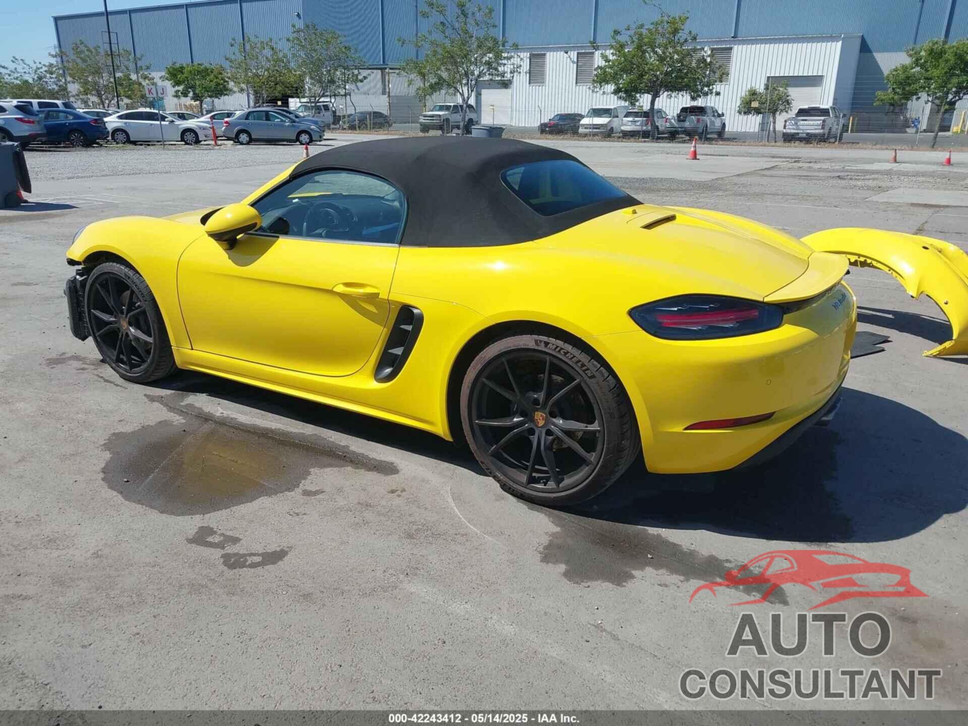 PORSCHE 718 BOXSTER 2025 - WP0CA2A84SK212207