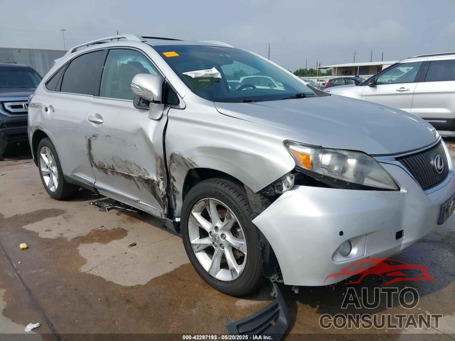 LEXUS RX 350 2012 - 2T2ZK1BA3CC075049