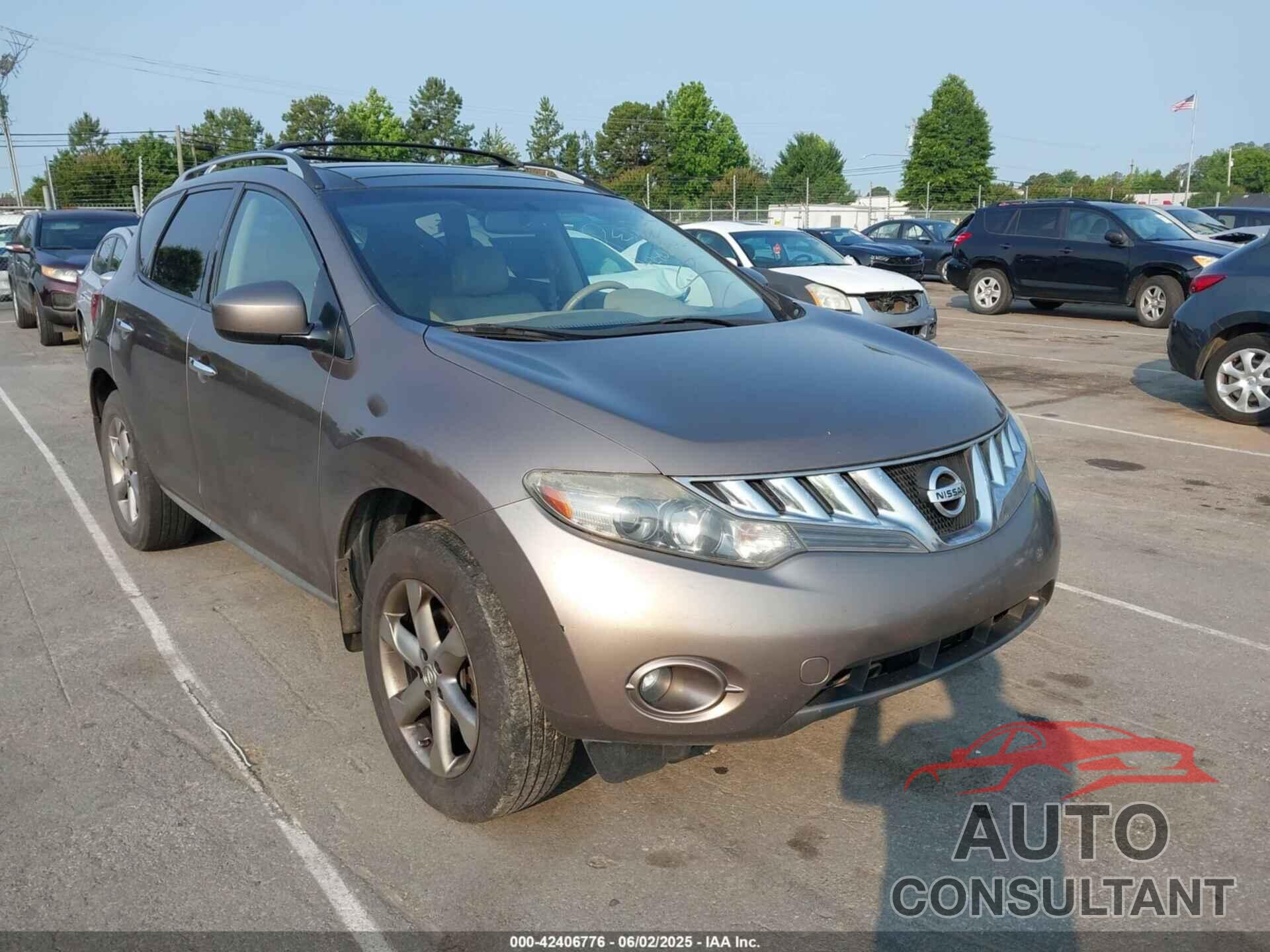 NISSAN MURANO 2009 - JN8AZ18W19W207813