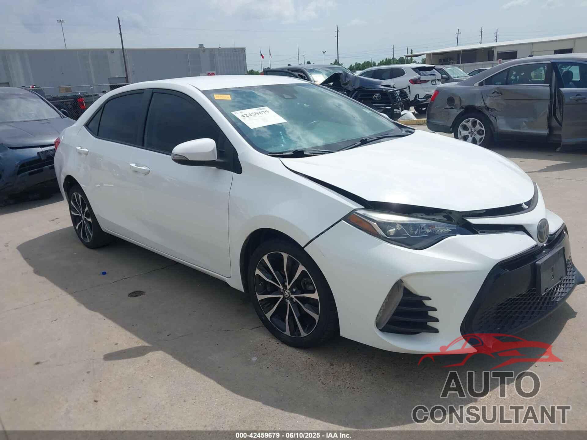 TOYOTA COROLLA 2019 - 5YFBURHE3KP892710