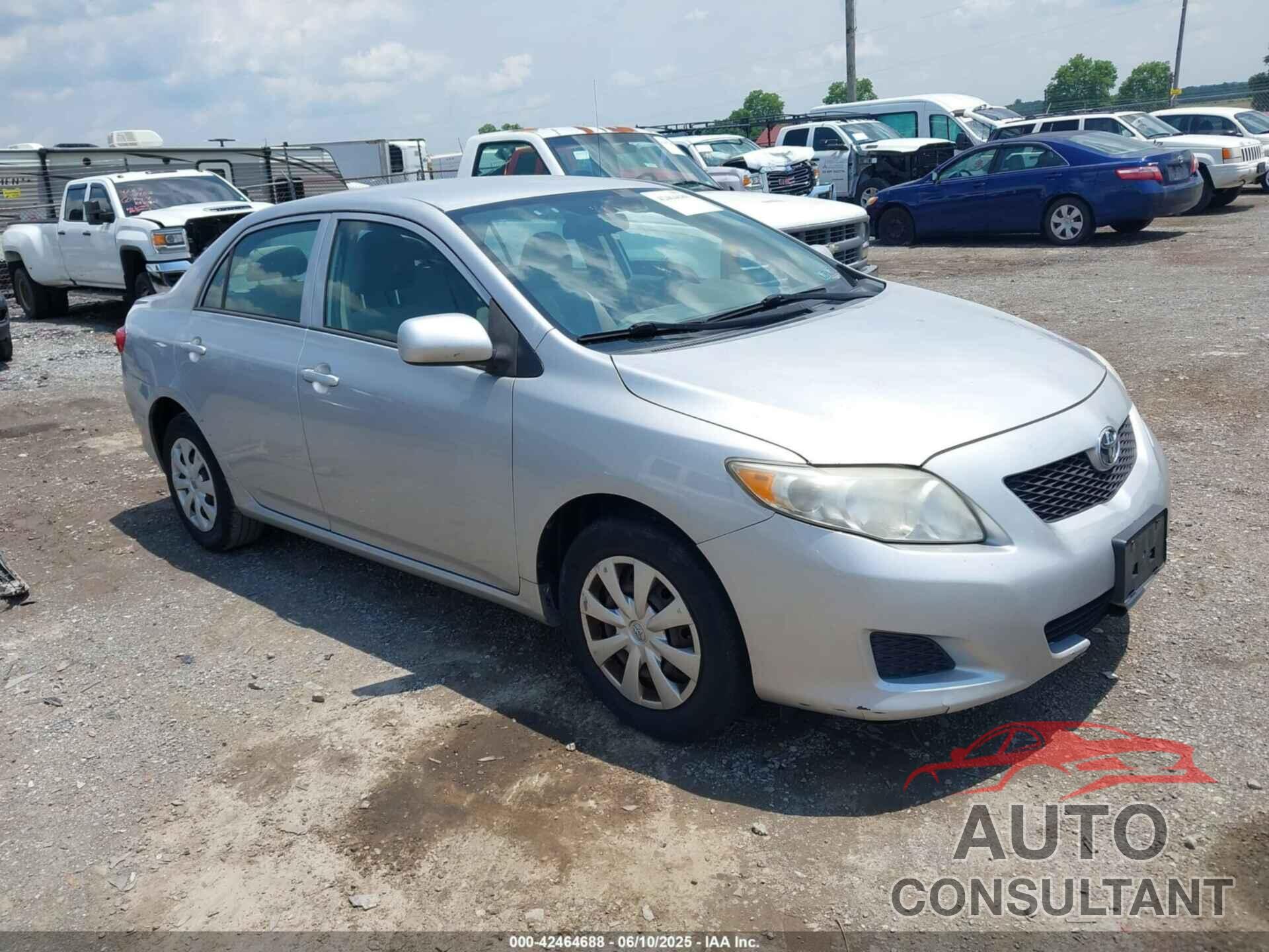 TOYOTA COROLLA 2009 - 2T1BU40E89C110202