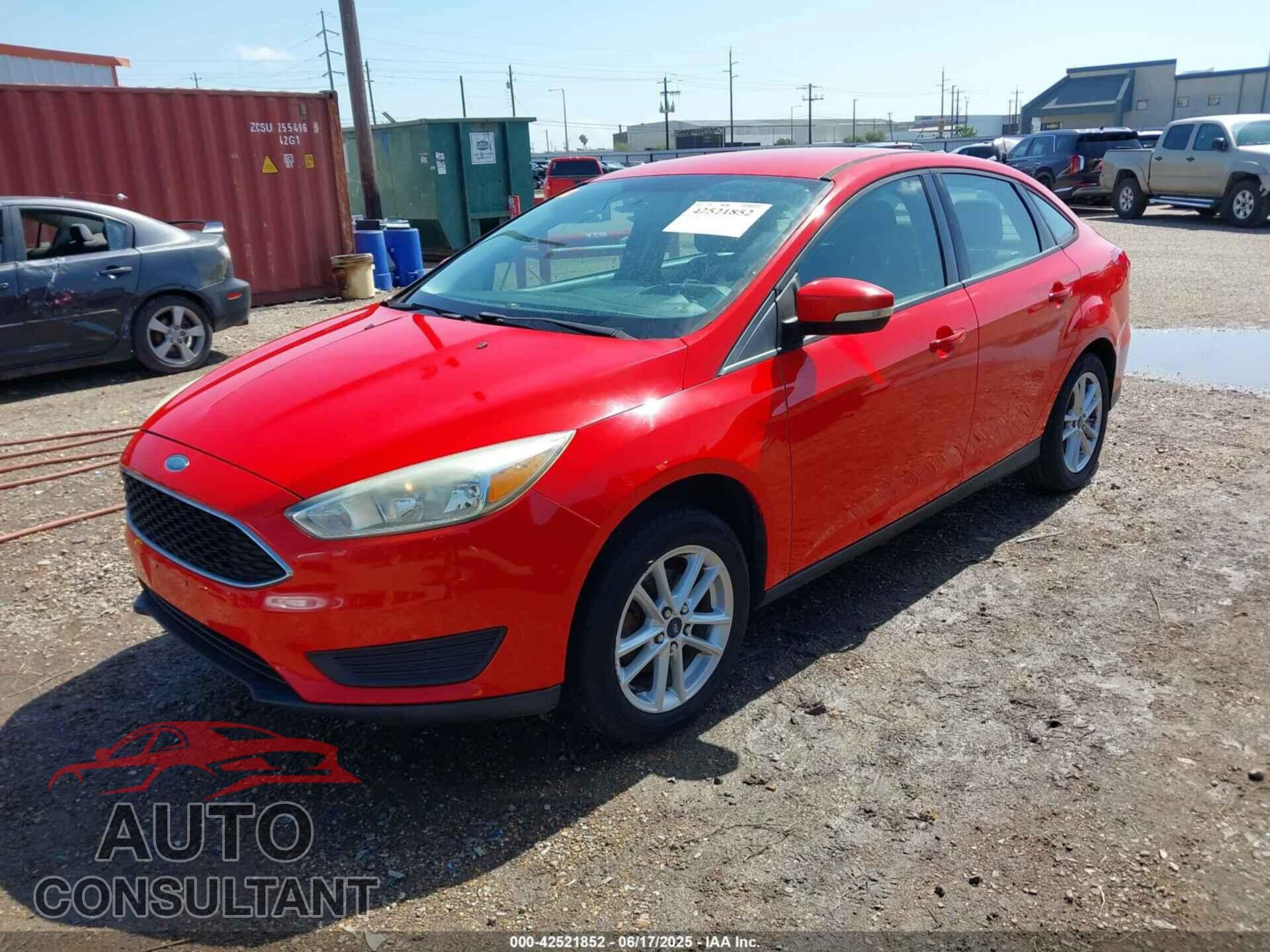 FORD FOCUS 2015 - 1FADP3F20FL280779