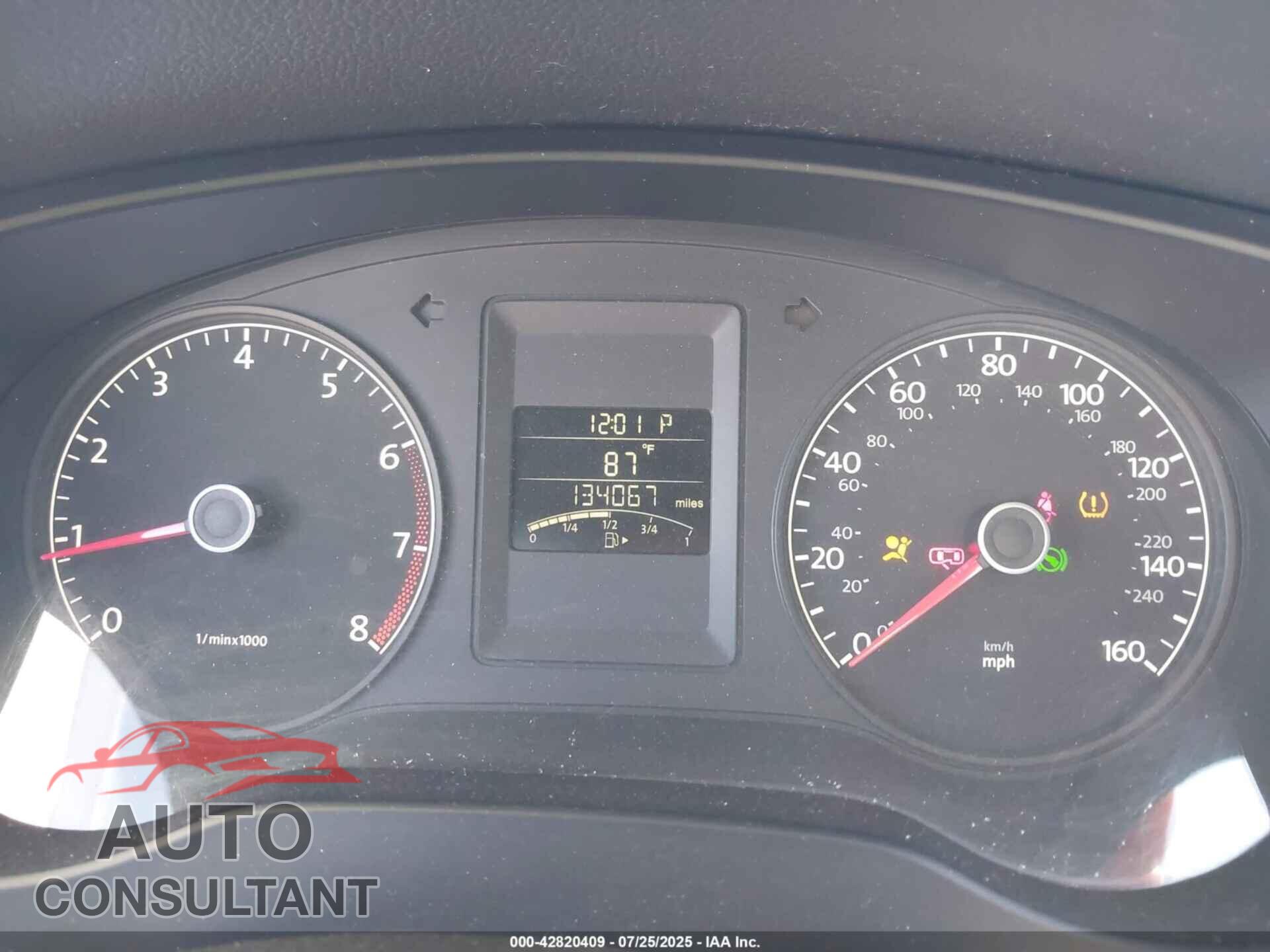 VOLKSWAGEN JETTA 2012 - 3VW2K7AJ2CM350599